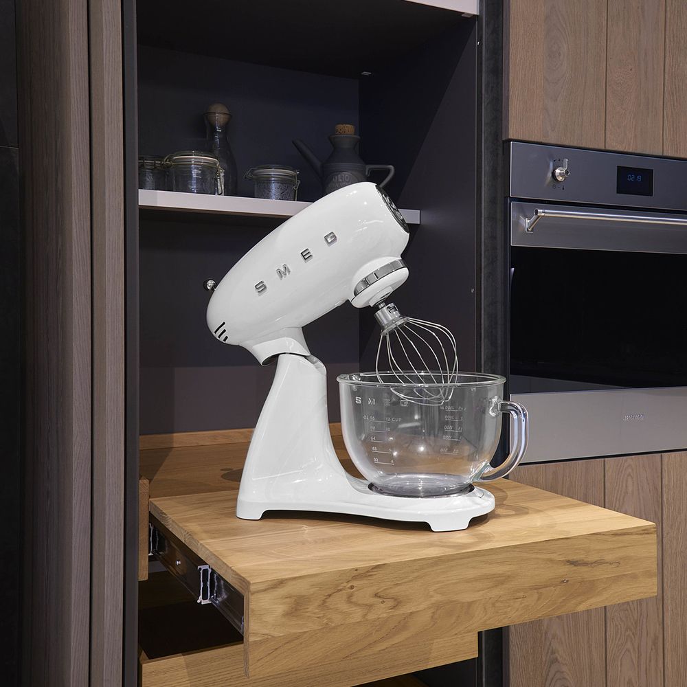 Smeg - Küchenmaschine - Designlinie Stil Der 50° Jahre - Weiß Smeg - Küchenmaschine - Designlinie Stil Der 50° Jahre - Weiß