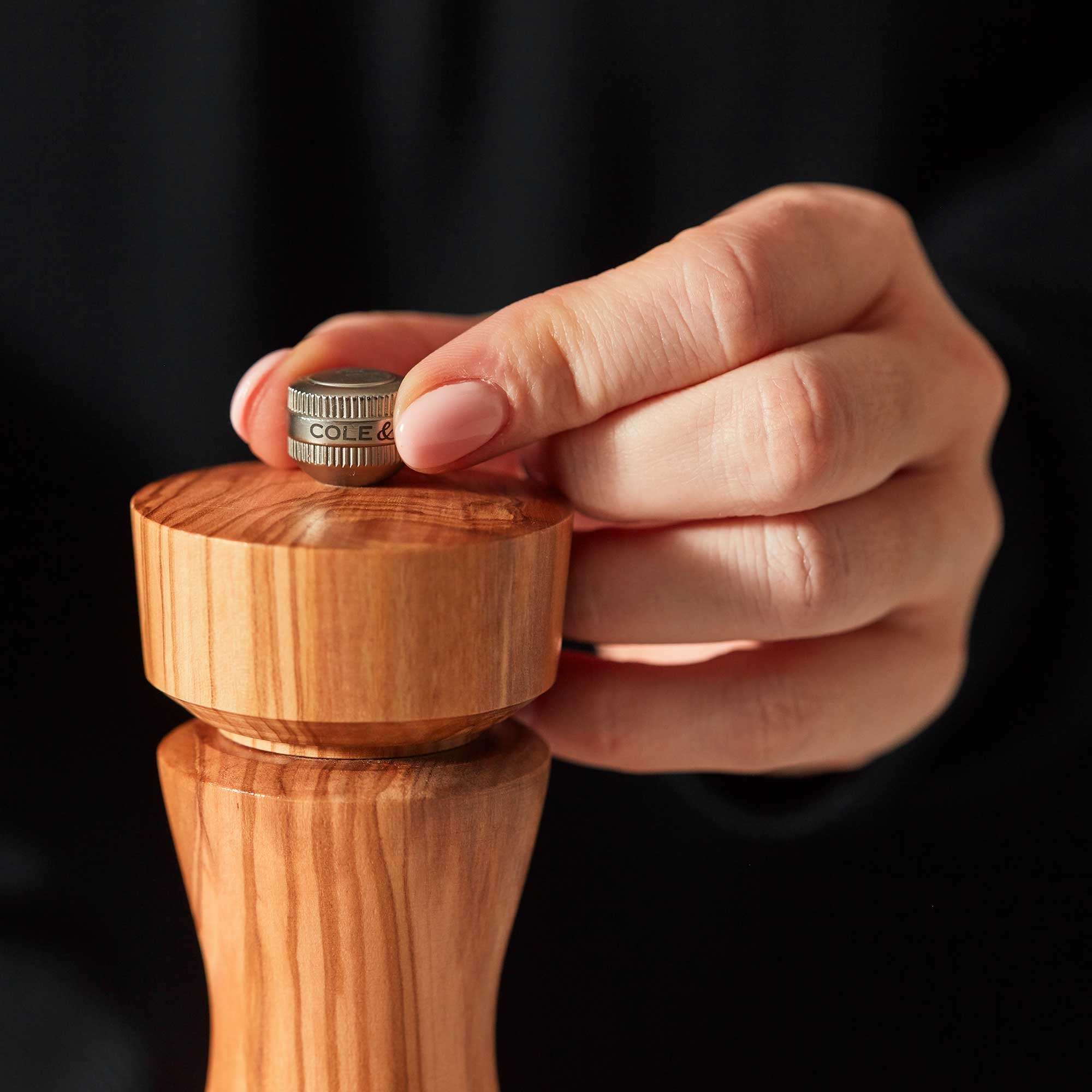 COLE & MASON - Portobello Salt Mill | Olive Wood