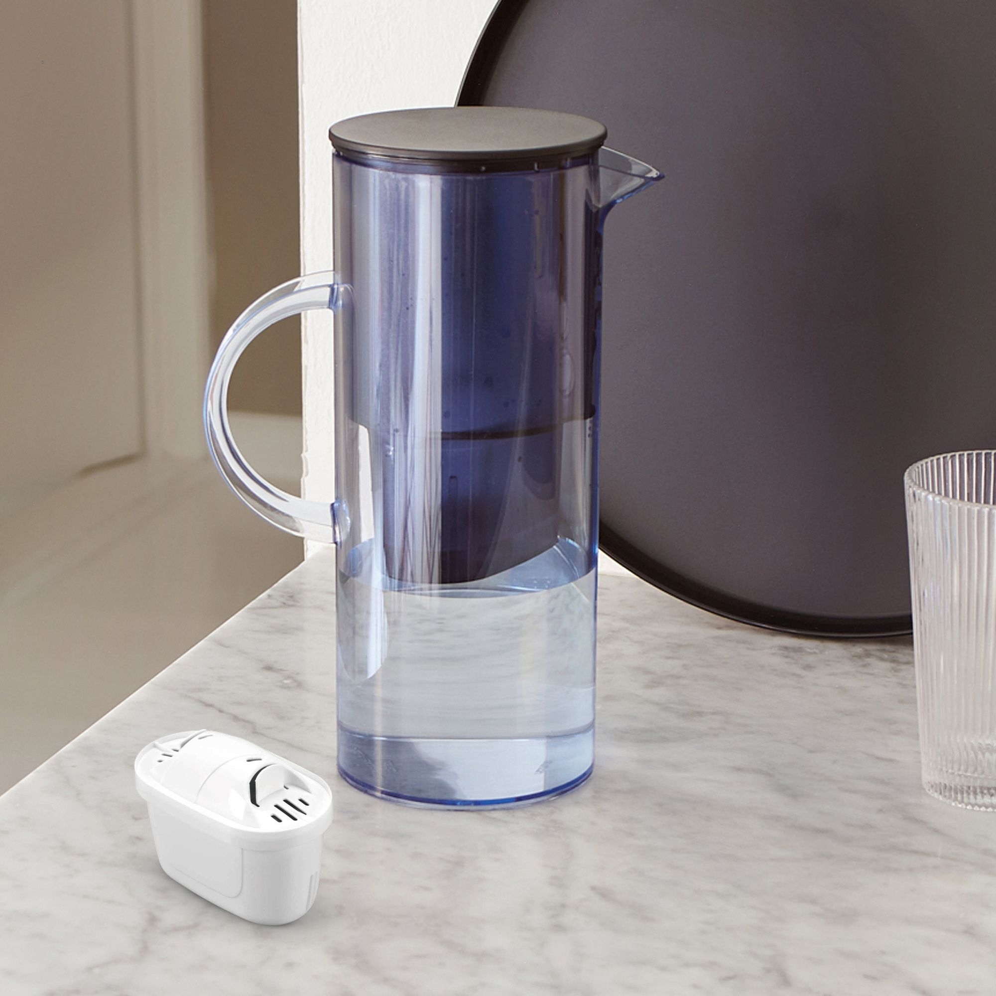 Stelton - EM77 Water filter jug - 2 litres - Blue