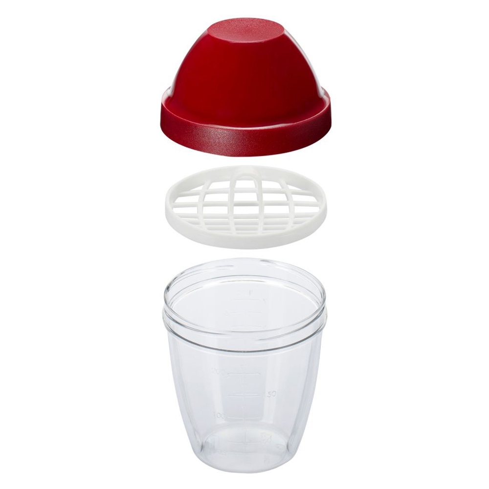 Westmark - Schüttelbecher »Mix-Ei«, 0,25 l, rot