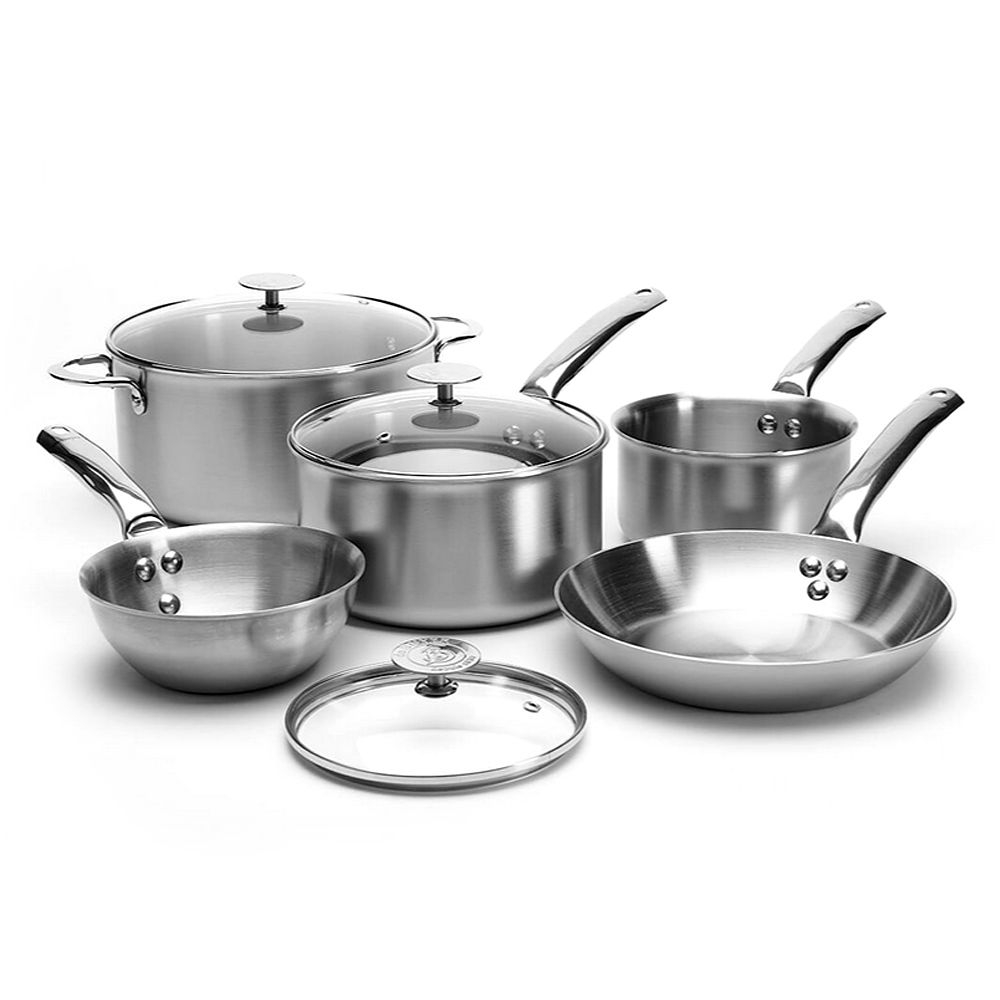 de Buyer - Set of 8 pieces Stainless steel stewpan - ALCHIMY de Buyer - Set of 8 pieces Stainless steel stewpan - ALCHIMY