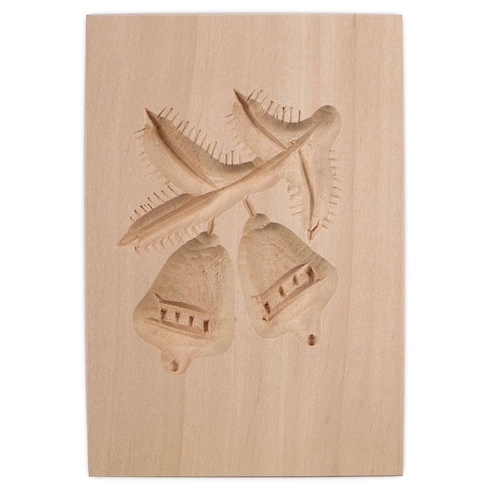 Städter - Wooden mould Branch with bells 5,5 x 8 cm