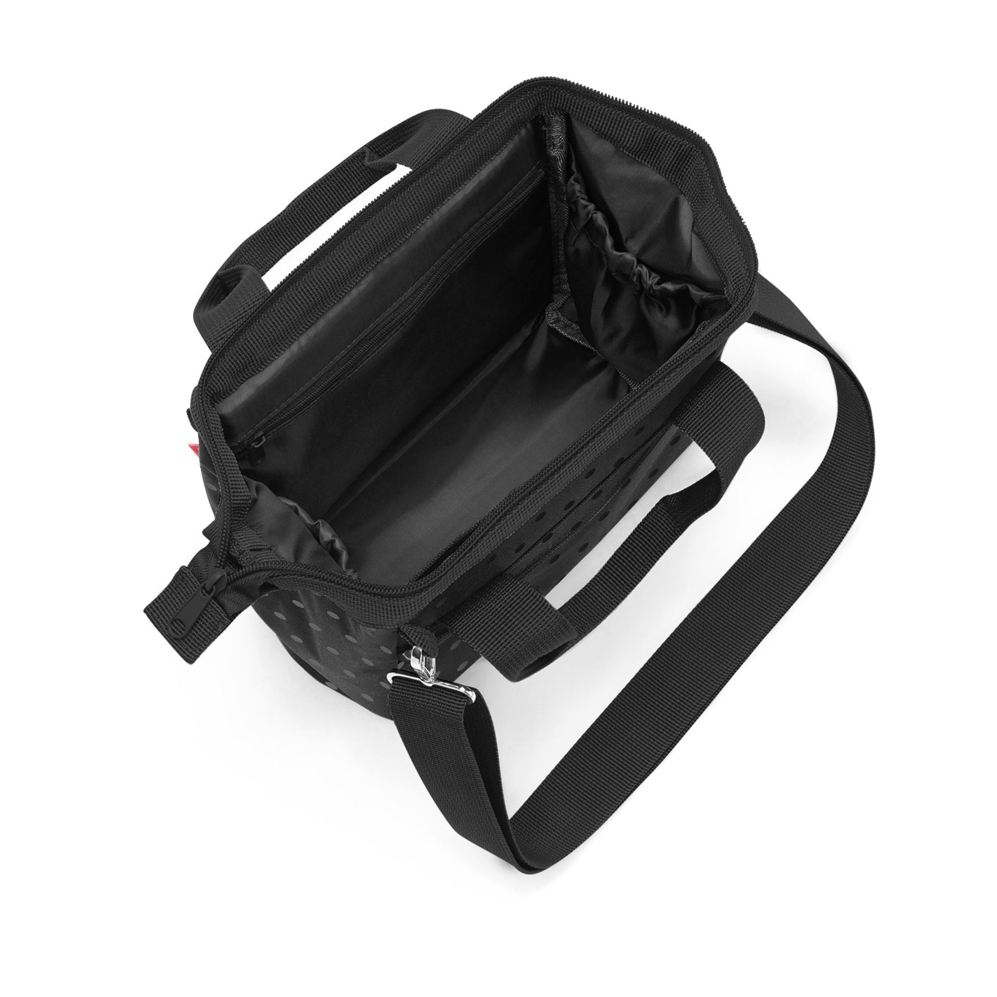 reisenthel - allrounder cross - glossy dots black reisenthel - allrounder cross - glossy dots black