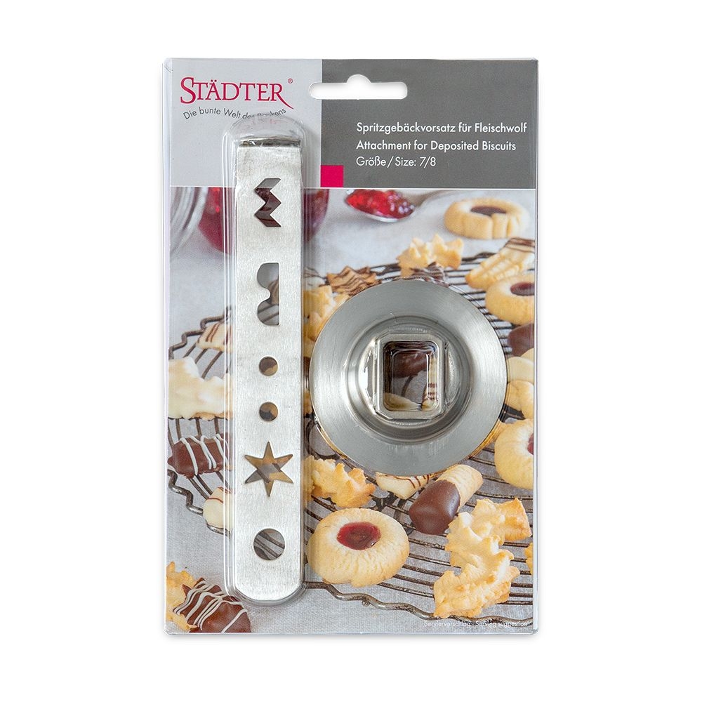 Städter - Adapter for spritz biscuits 7/8 for mincer Städter - Adapter for spritz biscuits 7/8 for mincer