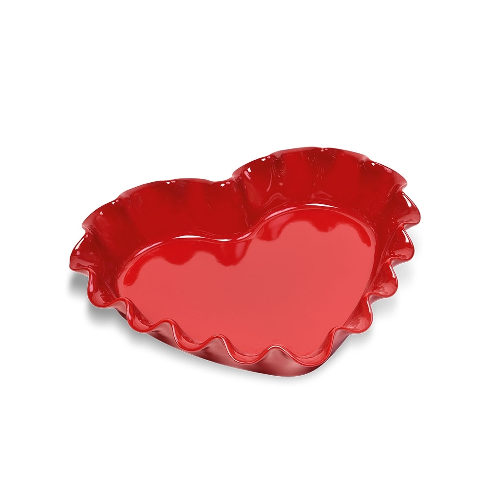 Emile Henry - Ruffled Heart Dish Emile Henry - Ruffled Heart Dish