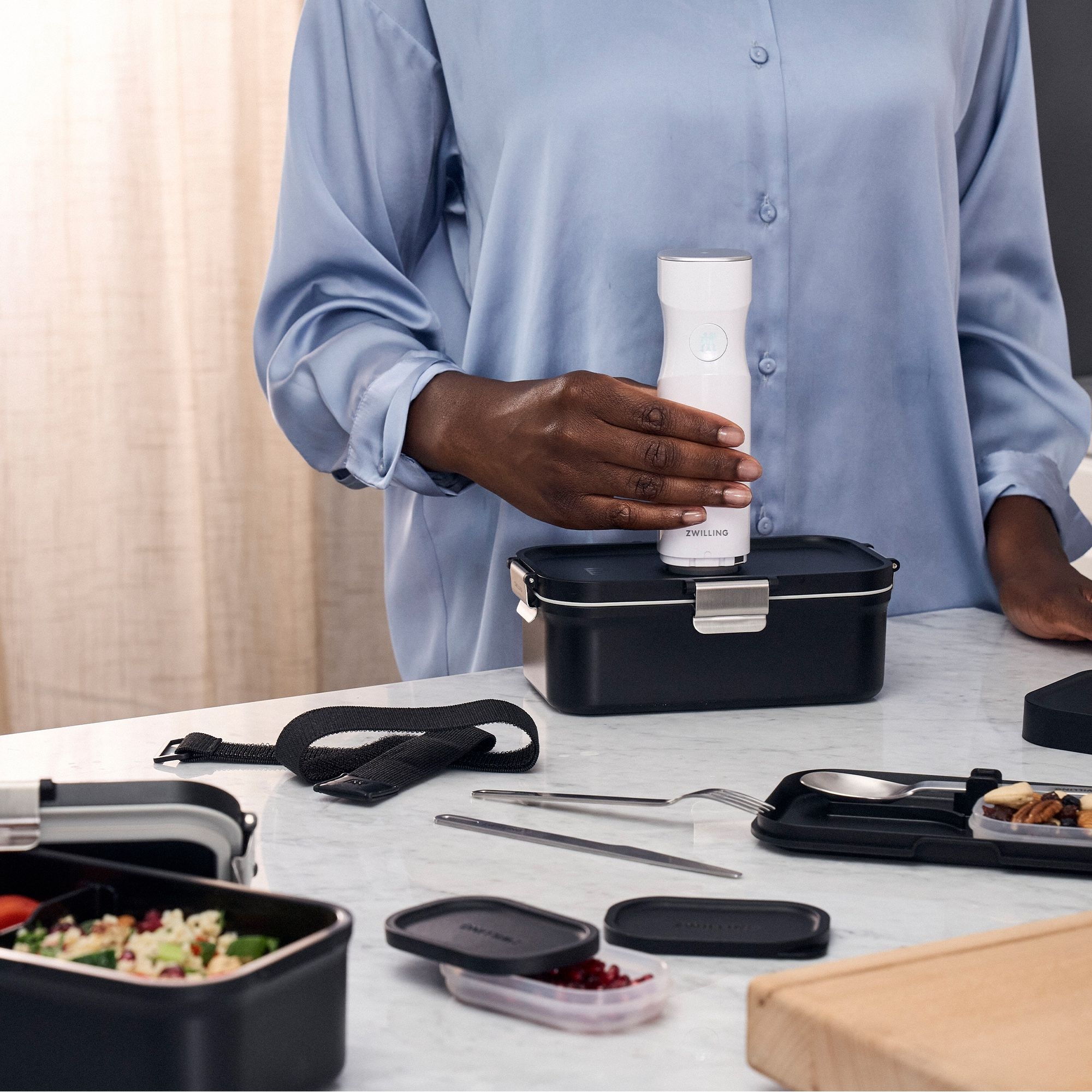ZWILLING - Vakuum Lunch Box to Go | FRESH & SAVE | Schwarz