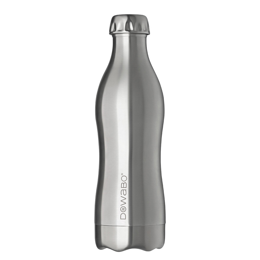 Dowabo - Doppelwandige Isolierflasche - Pure Steel Collection