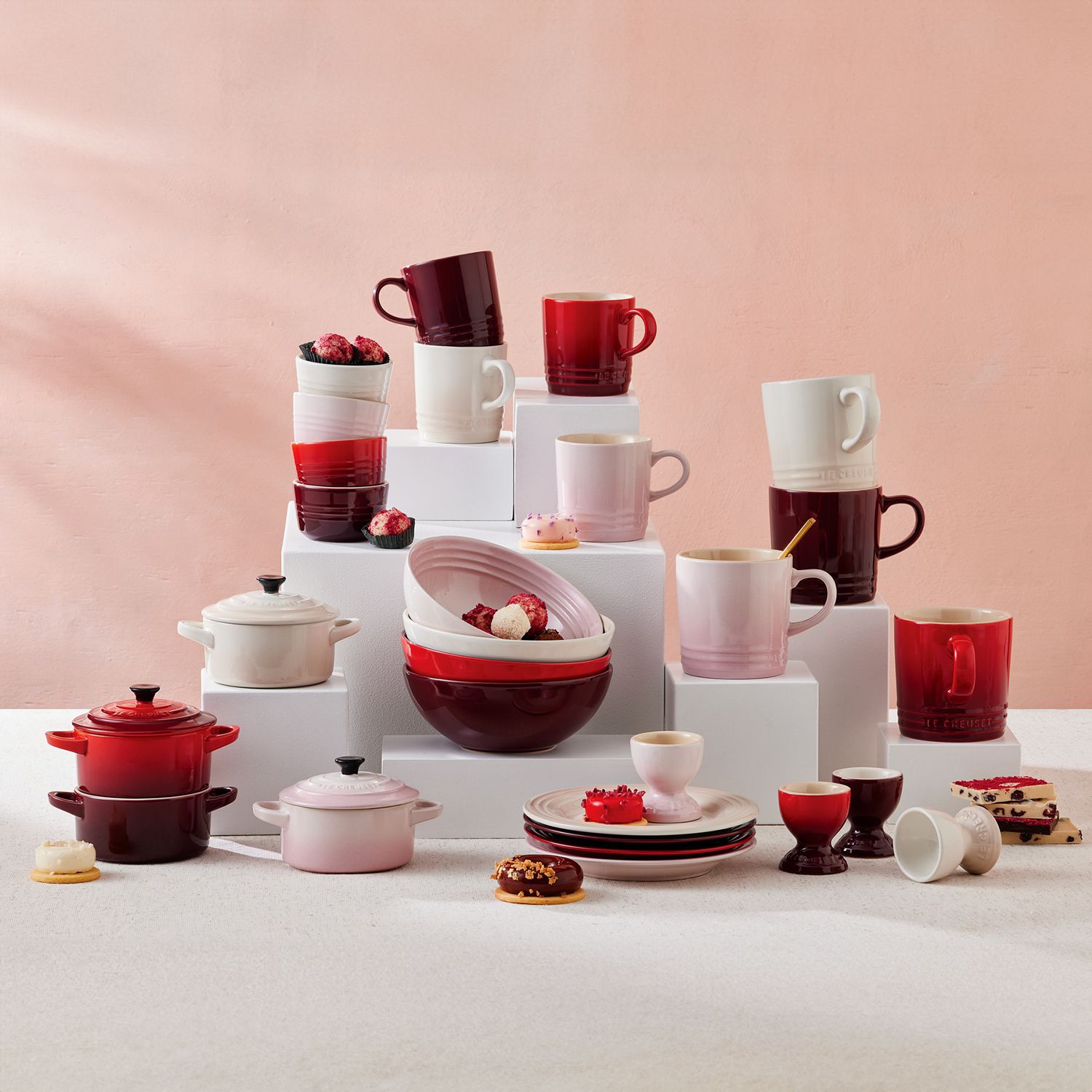 Le Creuset - Set of 4 Tea Plates - Petits Fours