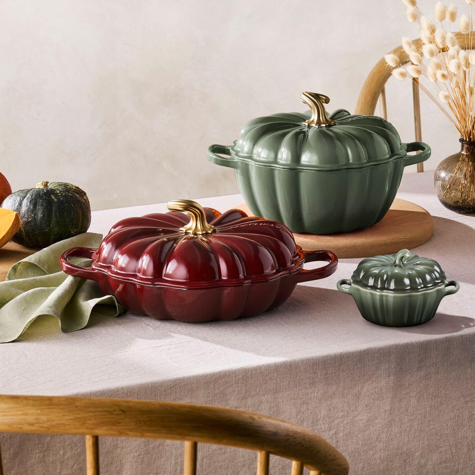 Le Creuset - Kürbis Bräter Signature 24 cm - Thyme