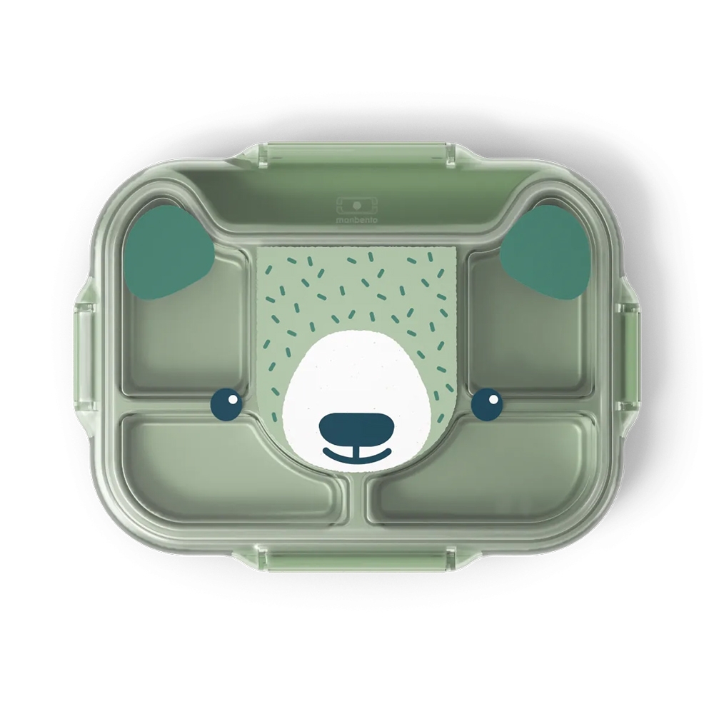 monbento - children's lunch box MB Wonder, Green Bear