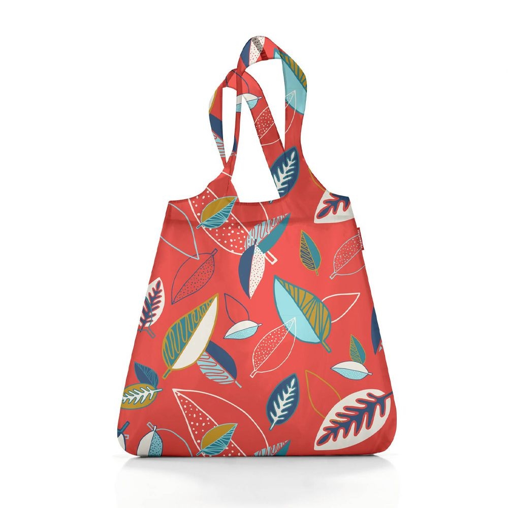 reisenthel - mini maxi shopper - collection#26 - leaves red reisenthel - mini maxi shopper - collection#26 - leaves red