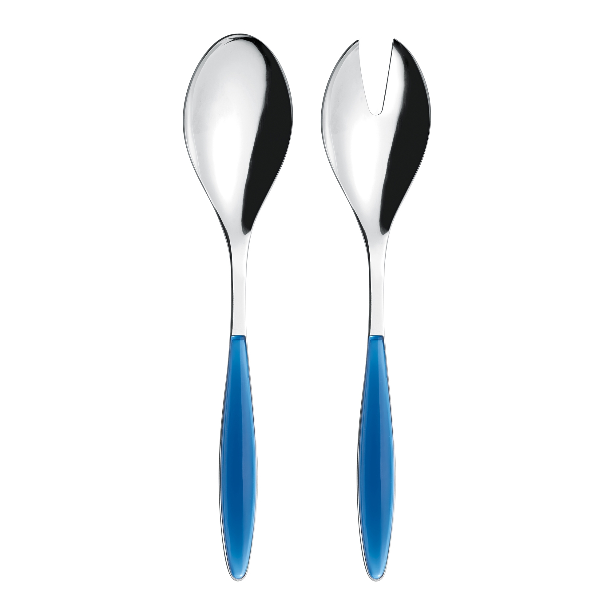 Guzzini - salad servers "Feeling" 25cm - Mediterranean blue Guzzini - salad servers "Feeling" 25cm - Mediterranean blue