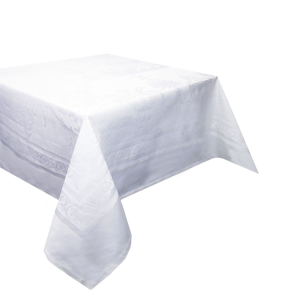 Garnier-Thiebaut Tablecloth - Beauregard White - oB - Different sizes