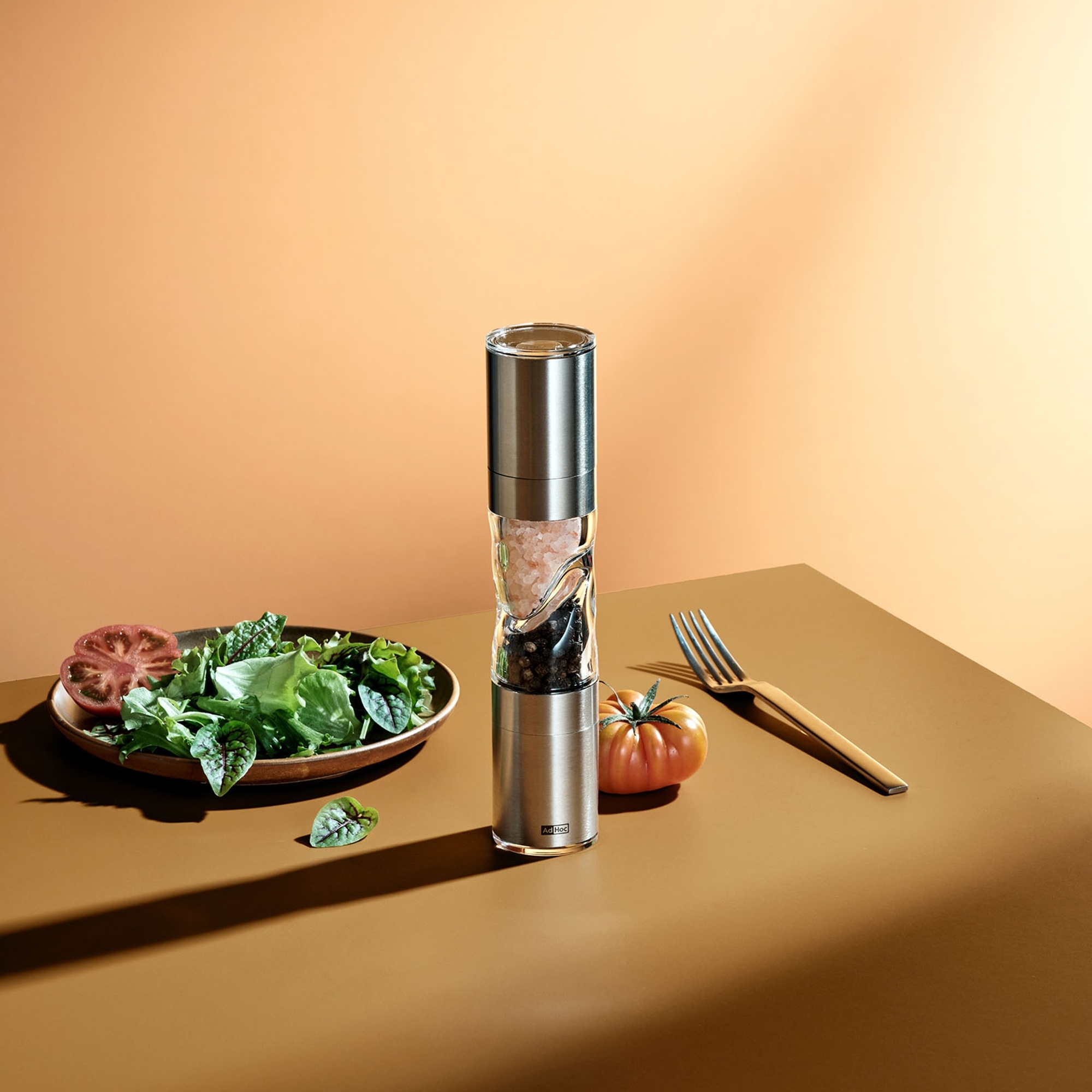 AdHoc Doppelmühle DUOMILL PURE für Salz und Pfeffer