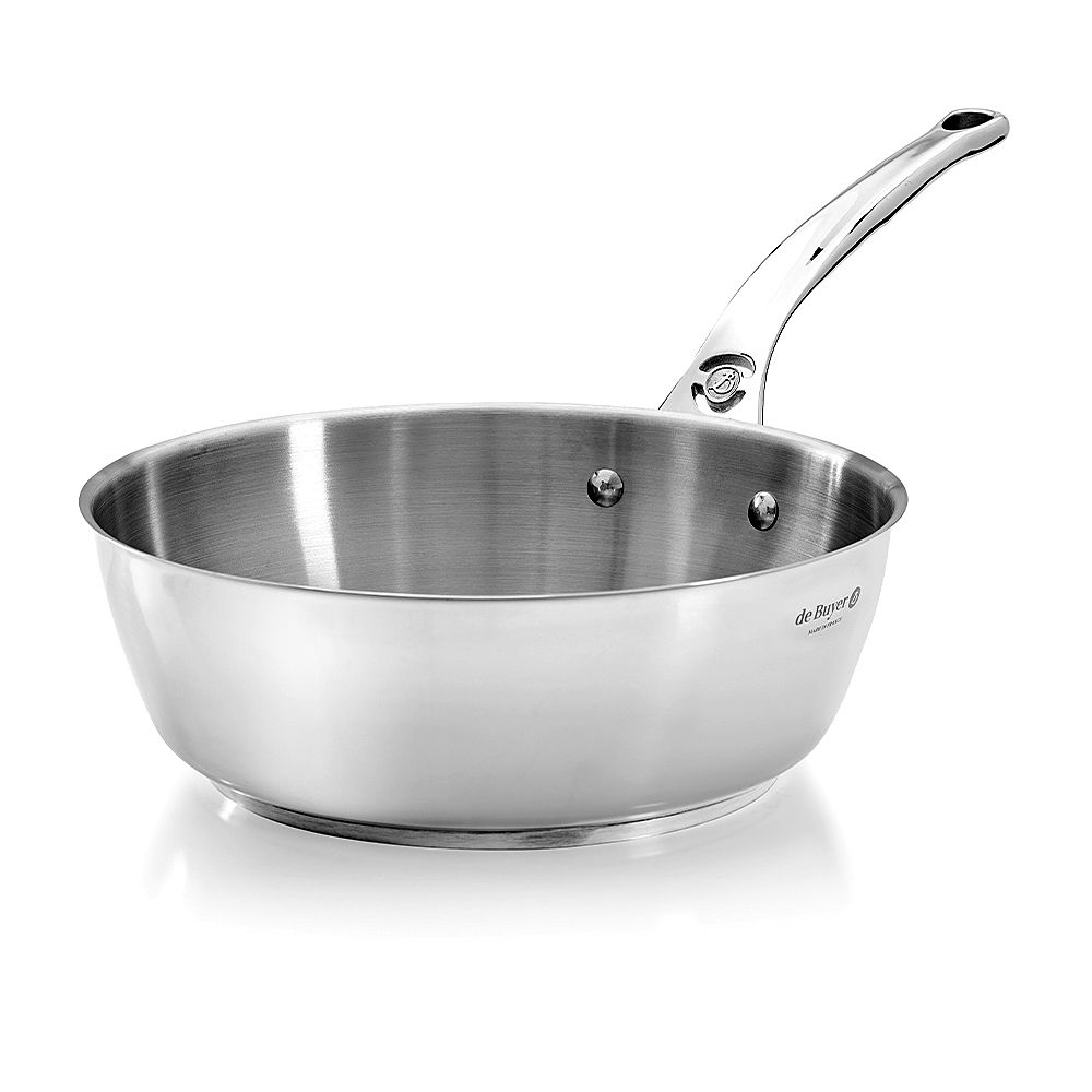 de Buyer - Milady - Stainless Steel rounded sauté-pan 24 cm de Buyer - Milady - Stainless Steel rounded sauté-pan 24 cm
