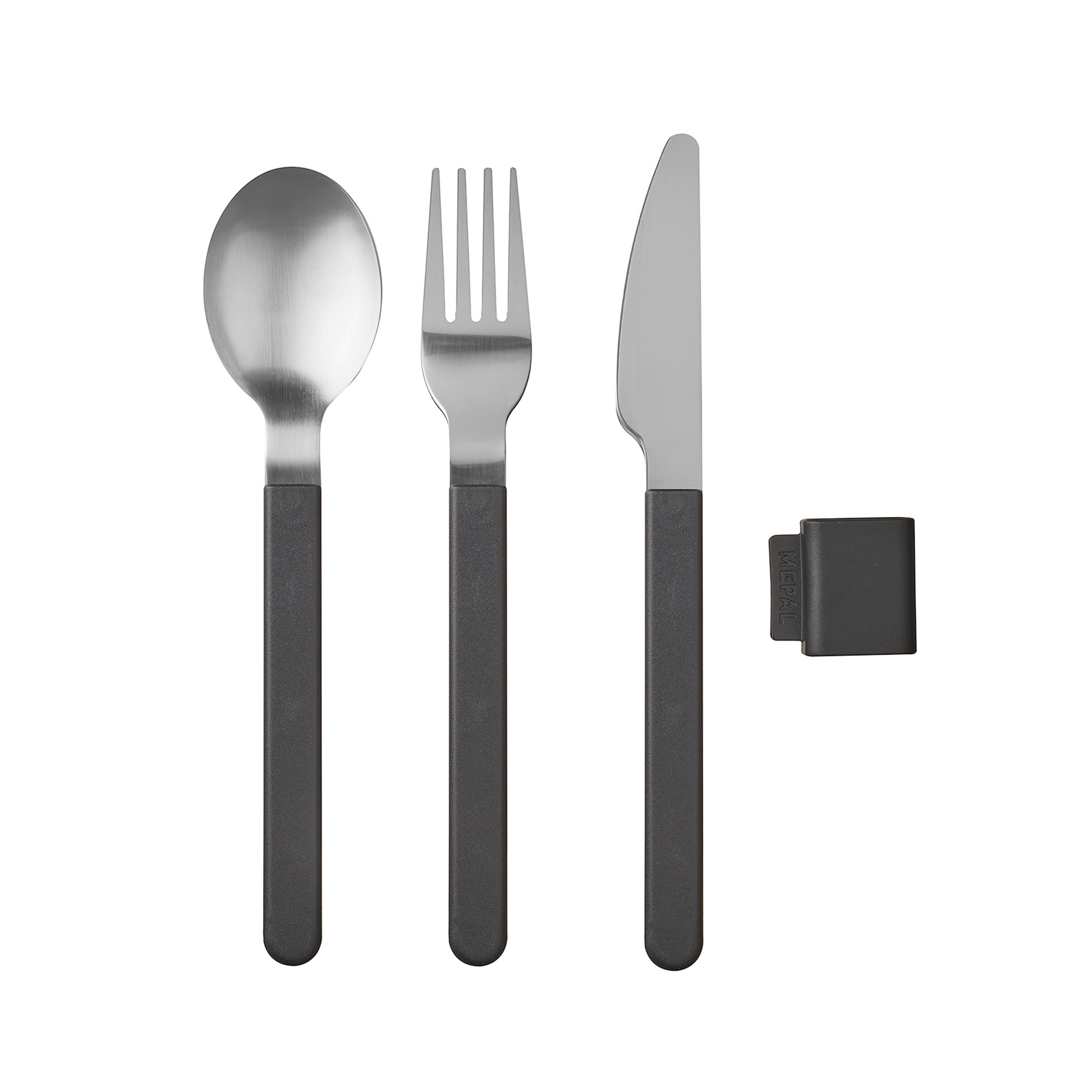Mepal - Silueta cutlery set 3-piece - Nordic black