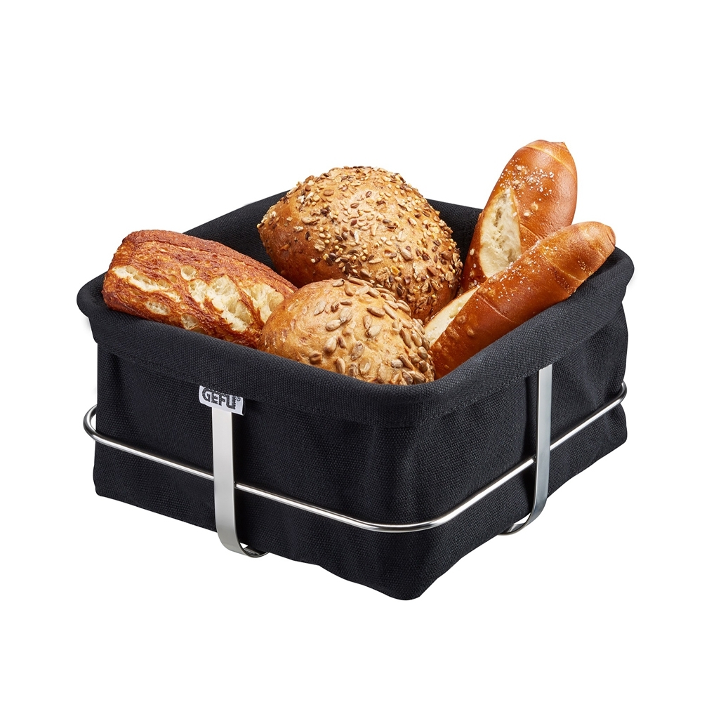 GEFU Bread basket - BRUNCH - angular - black