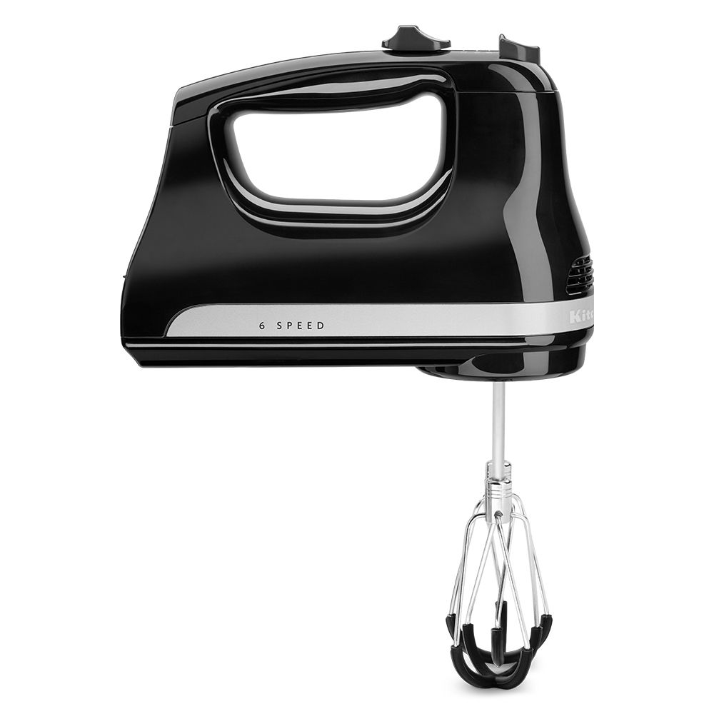 KitchenAid - Hand Mixer with Flexi Beater 5KHM6118 - Onyx Black