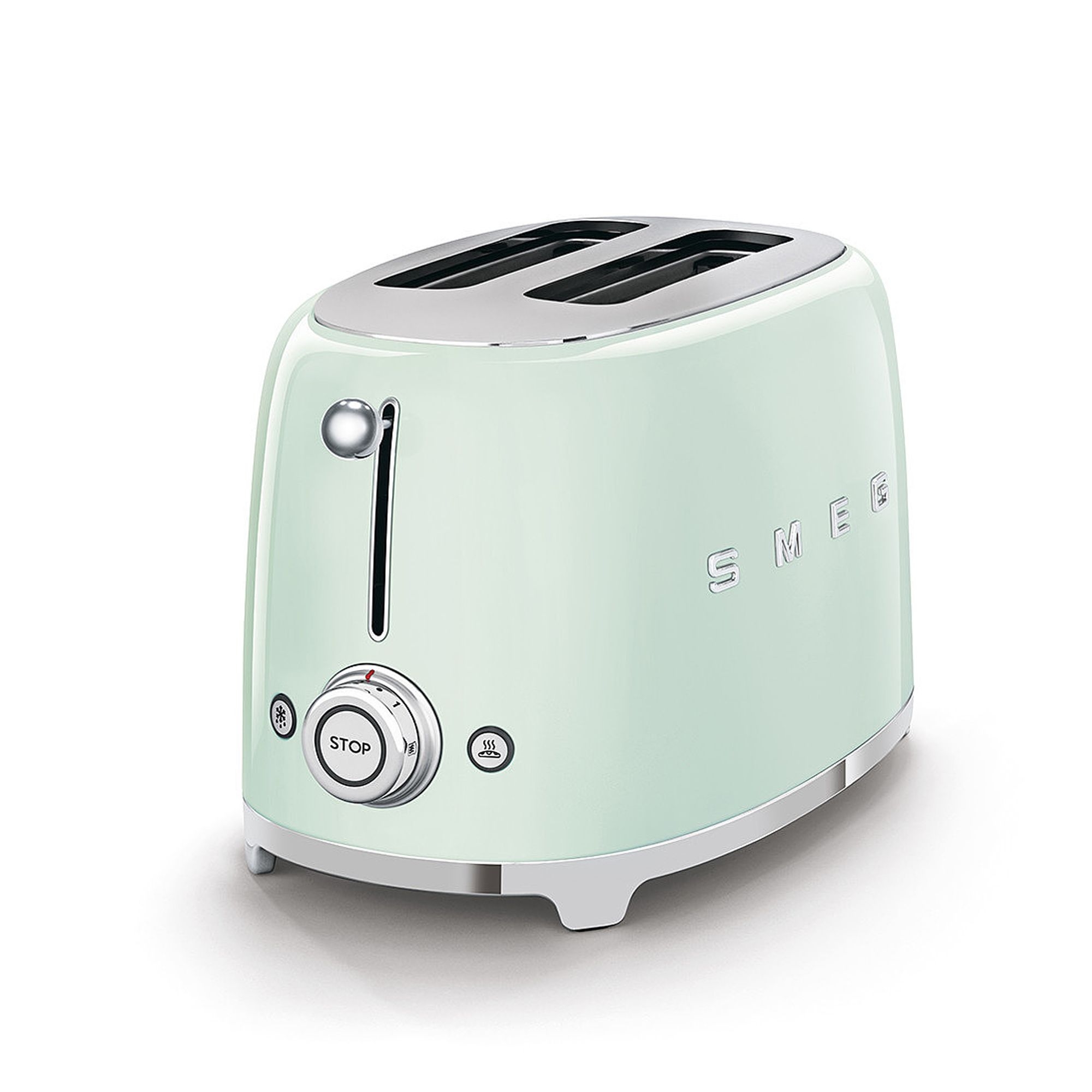 Smeg - 2-slices toaster compact TSF01 - pastel green Smeg - 2-slices toaster compact TSF01 - pastel green