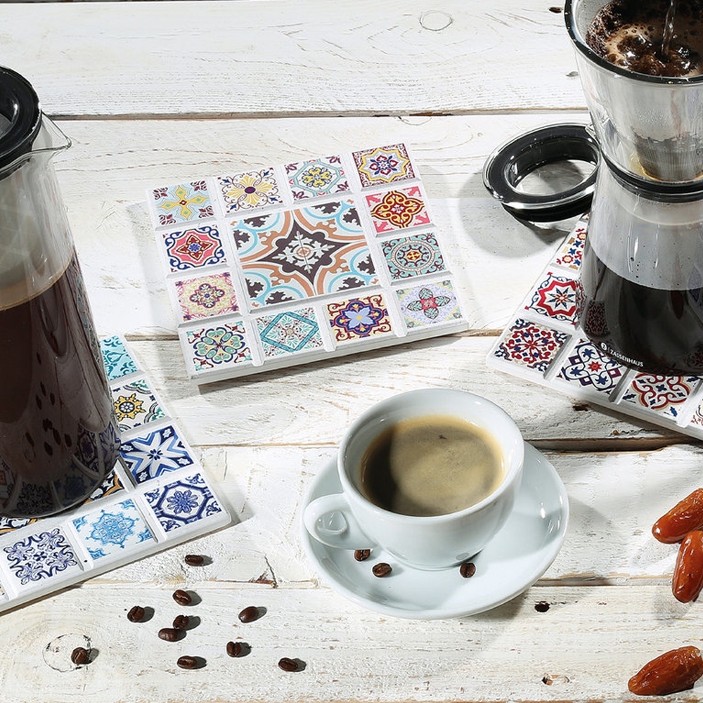 Zassenhaus - coasters agadir, 16 x 16 cm Zassenhaus - coasters agadir, 16 x 16 cm