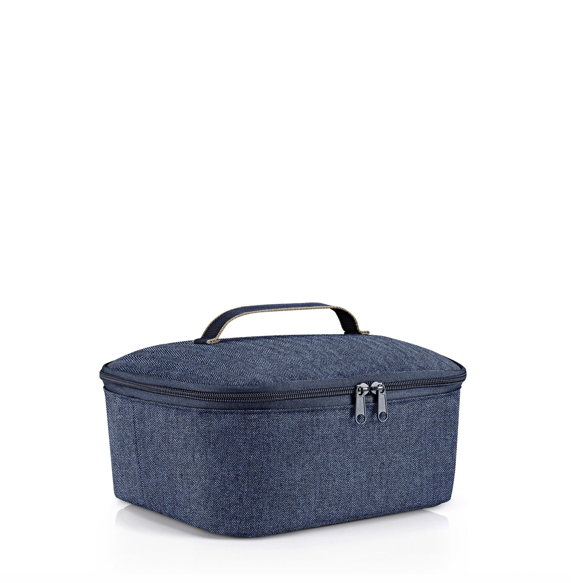 reisenthel - coolerbag M pocket - herringbone dark blue reisenthel - coolerbag M pocket - herringbone dark blue