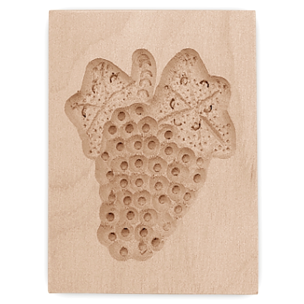 Städter - Wooden mould Grape 5,5 x 8 cm