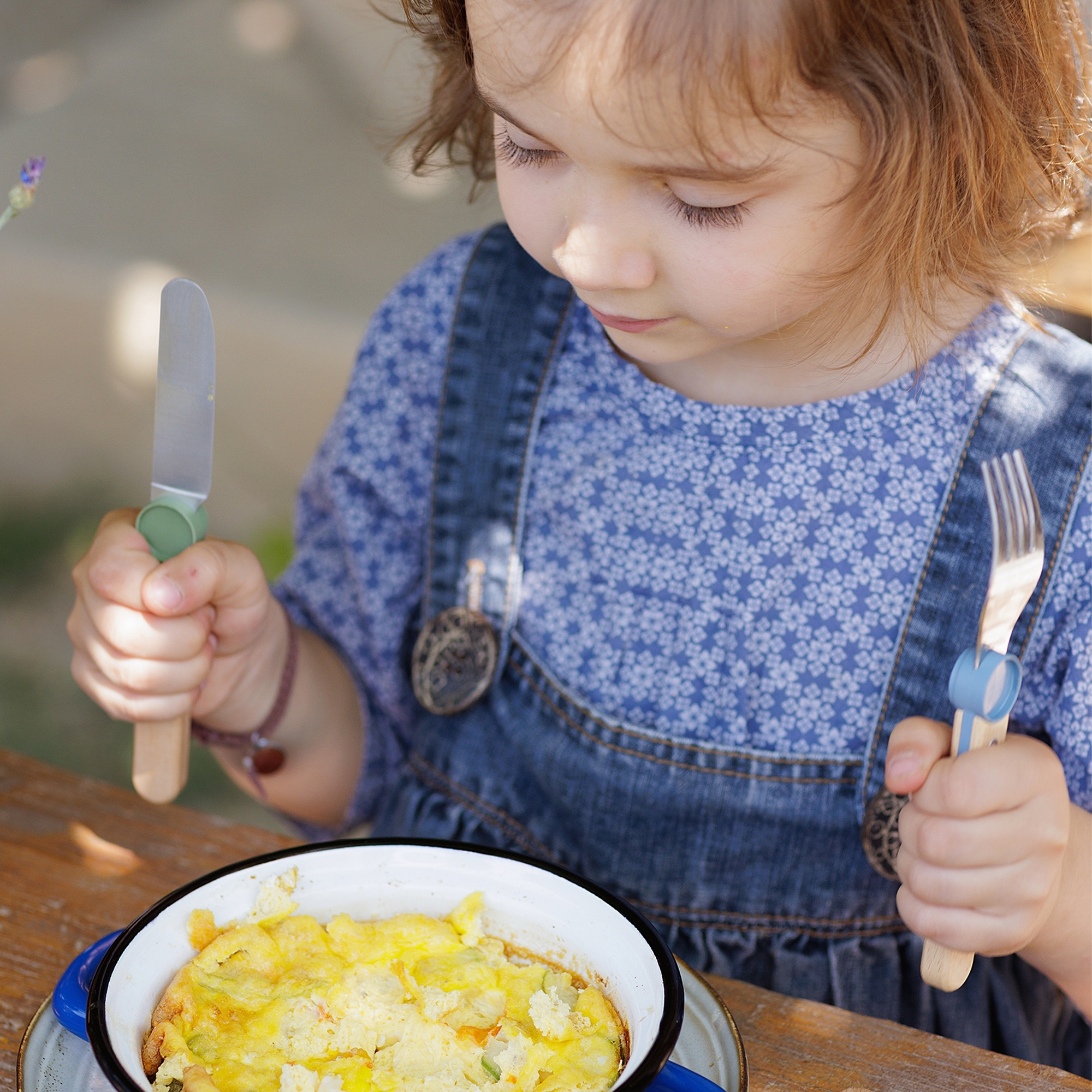Opinel - Kinderbesteck-Set - LE PETIT GOURMET - Olivgrün