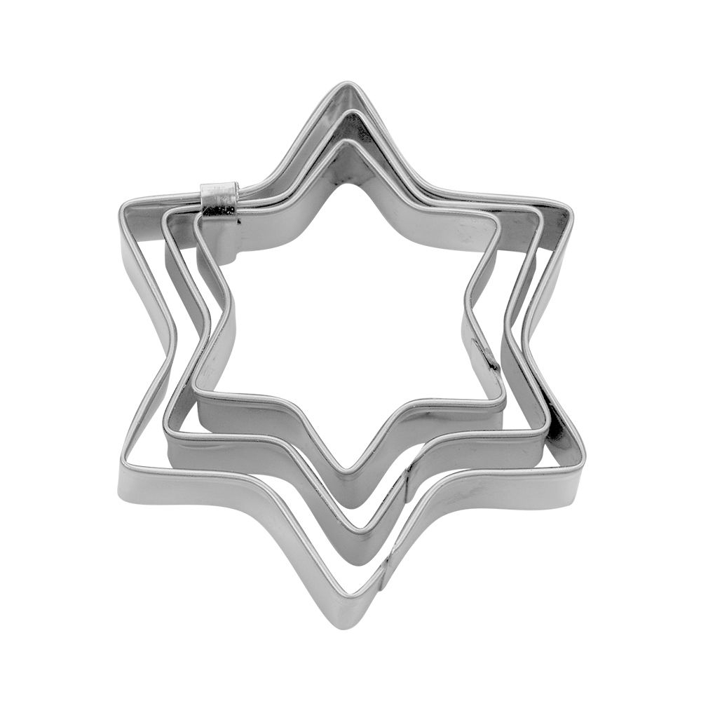 Städter - Cookie Cutter Star - Set of 3 - different Sizes