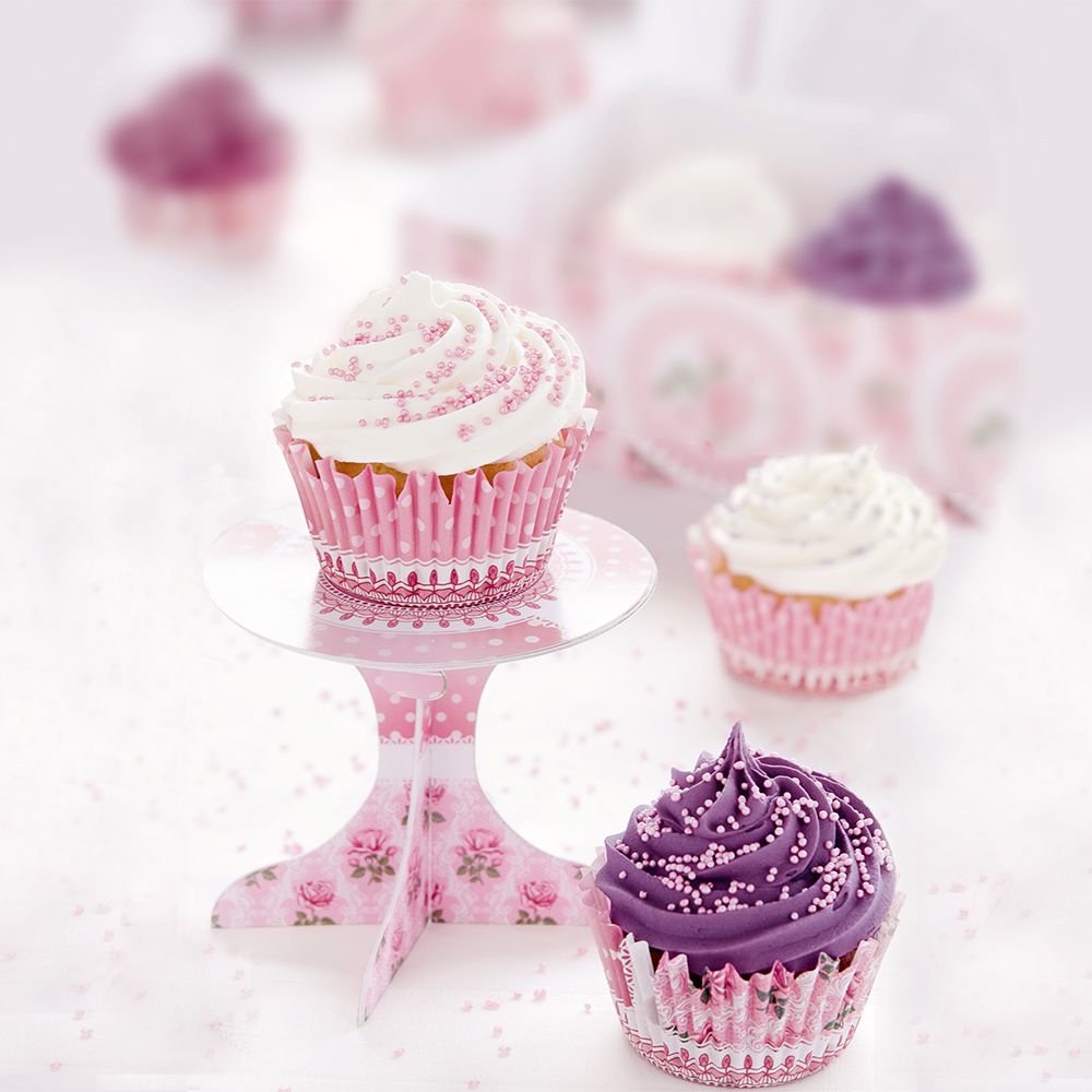 Städter - Cupcake decoration - 10 x 9 cm - set, 36 pieces - different designs