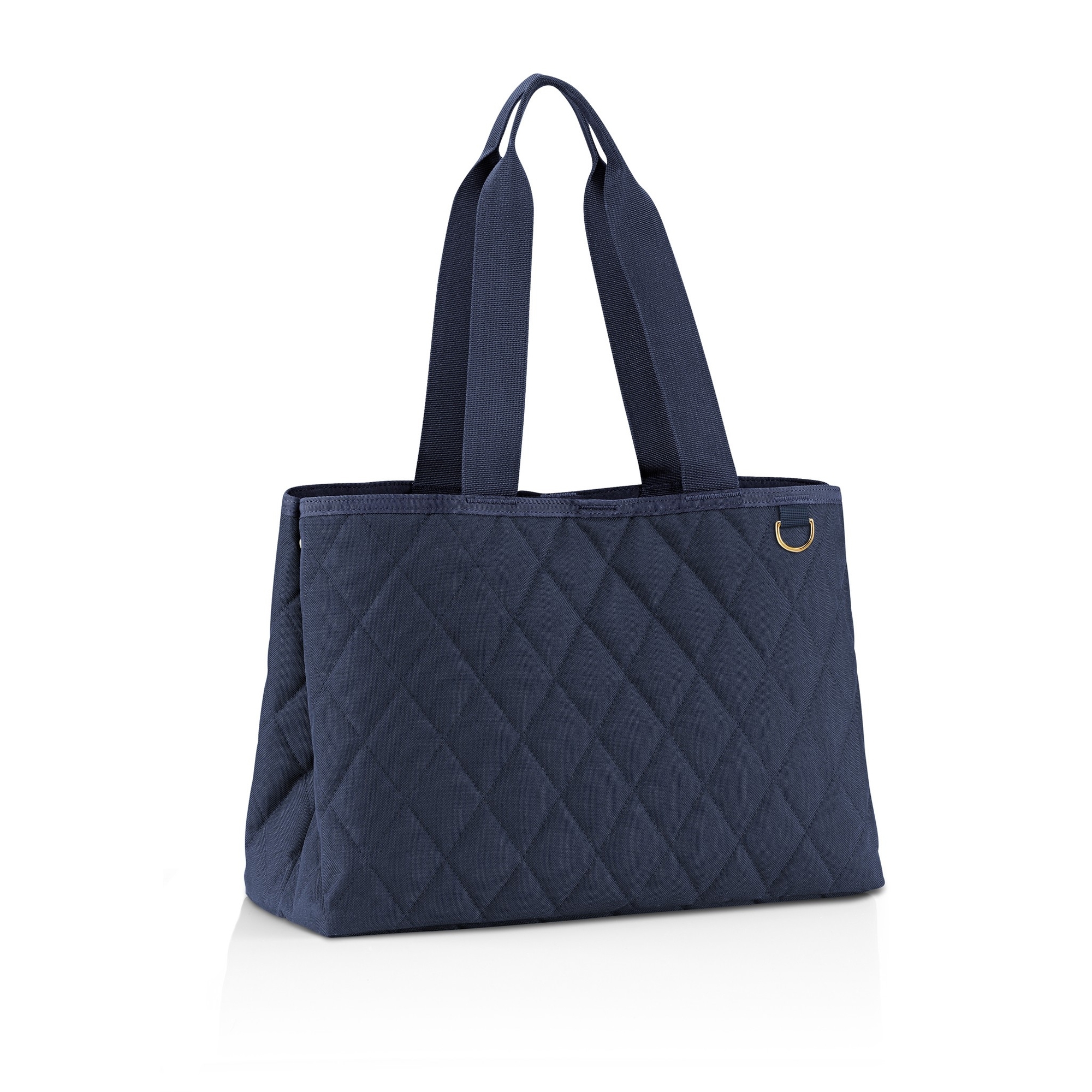 reisenthel - classic shopper L - rhombus midnight gold