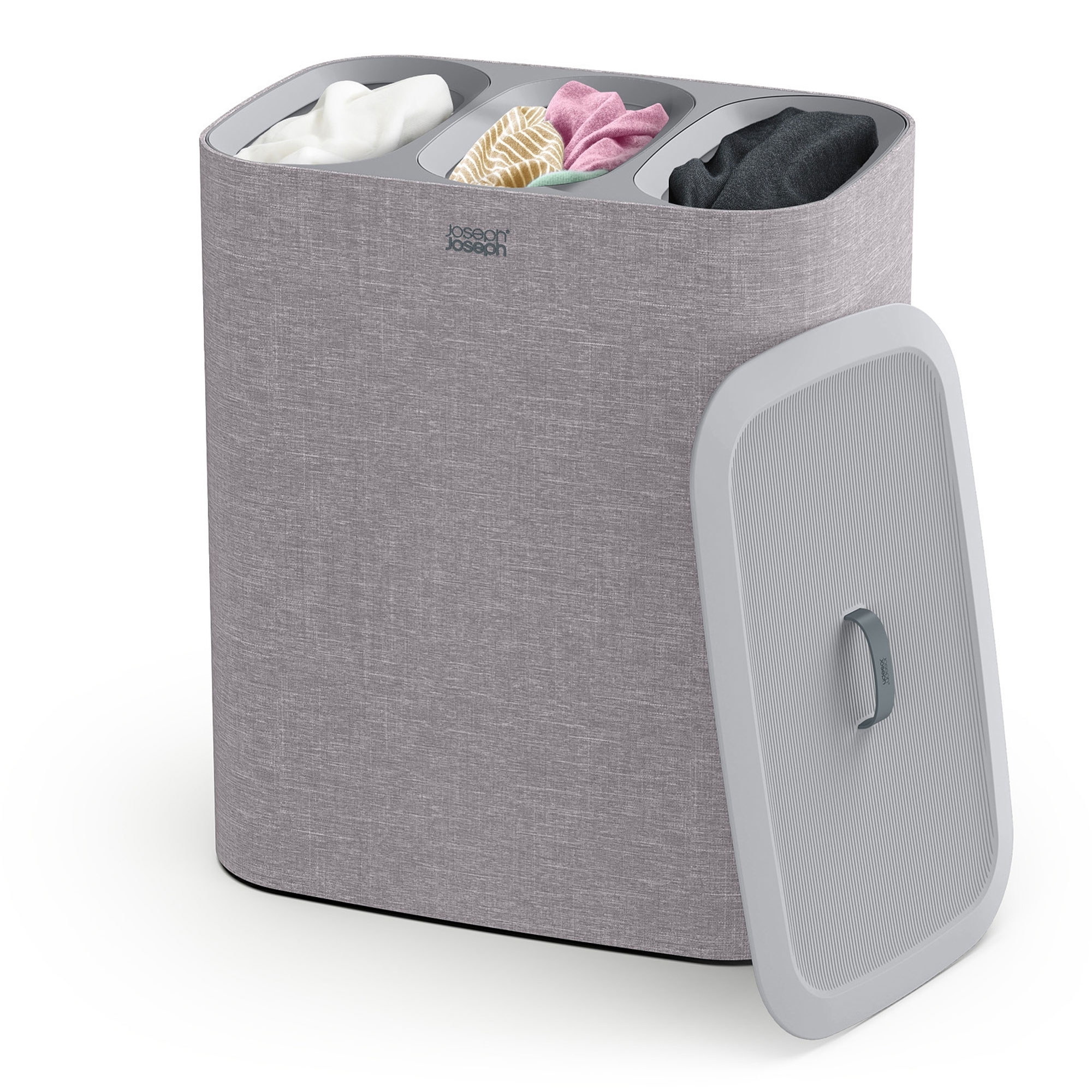 Joseph Joseph - Tota Trio 90L Wäsche-Trennkorb - grau