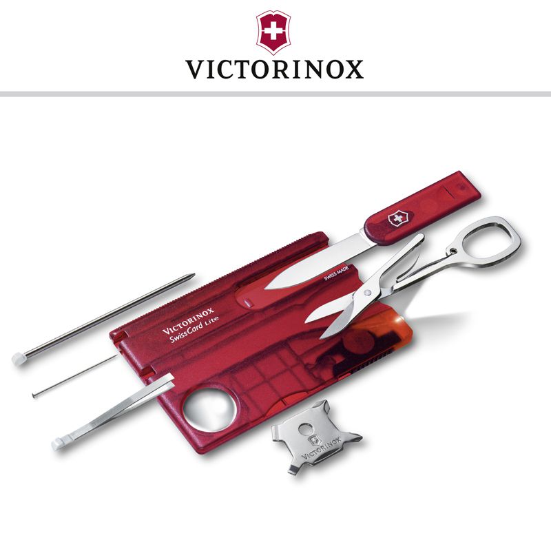 Victorinox - SwissCard Lite, rot