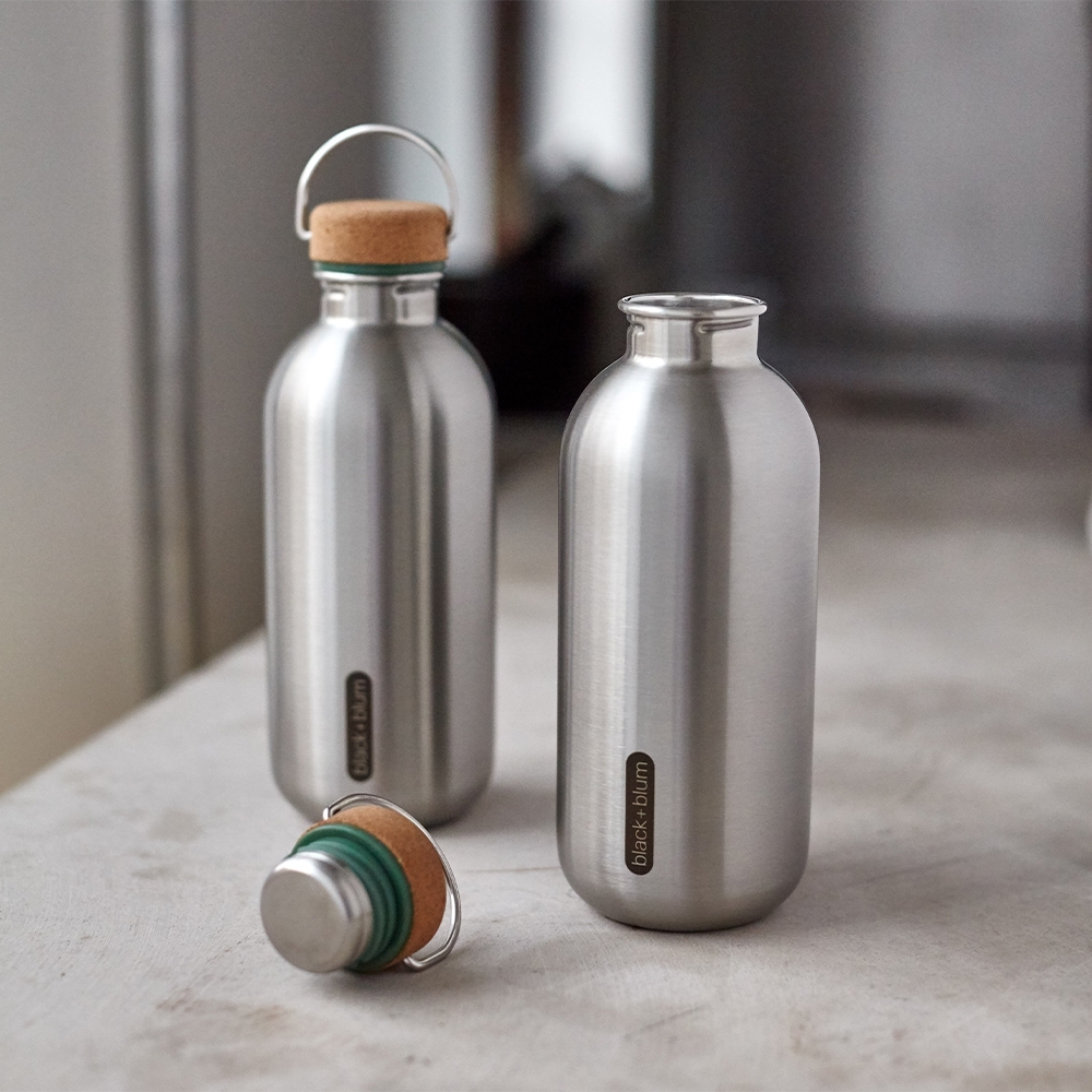 black+blum - Edelstahl Wasserflasche einwandig 500 ml