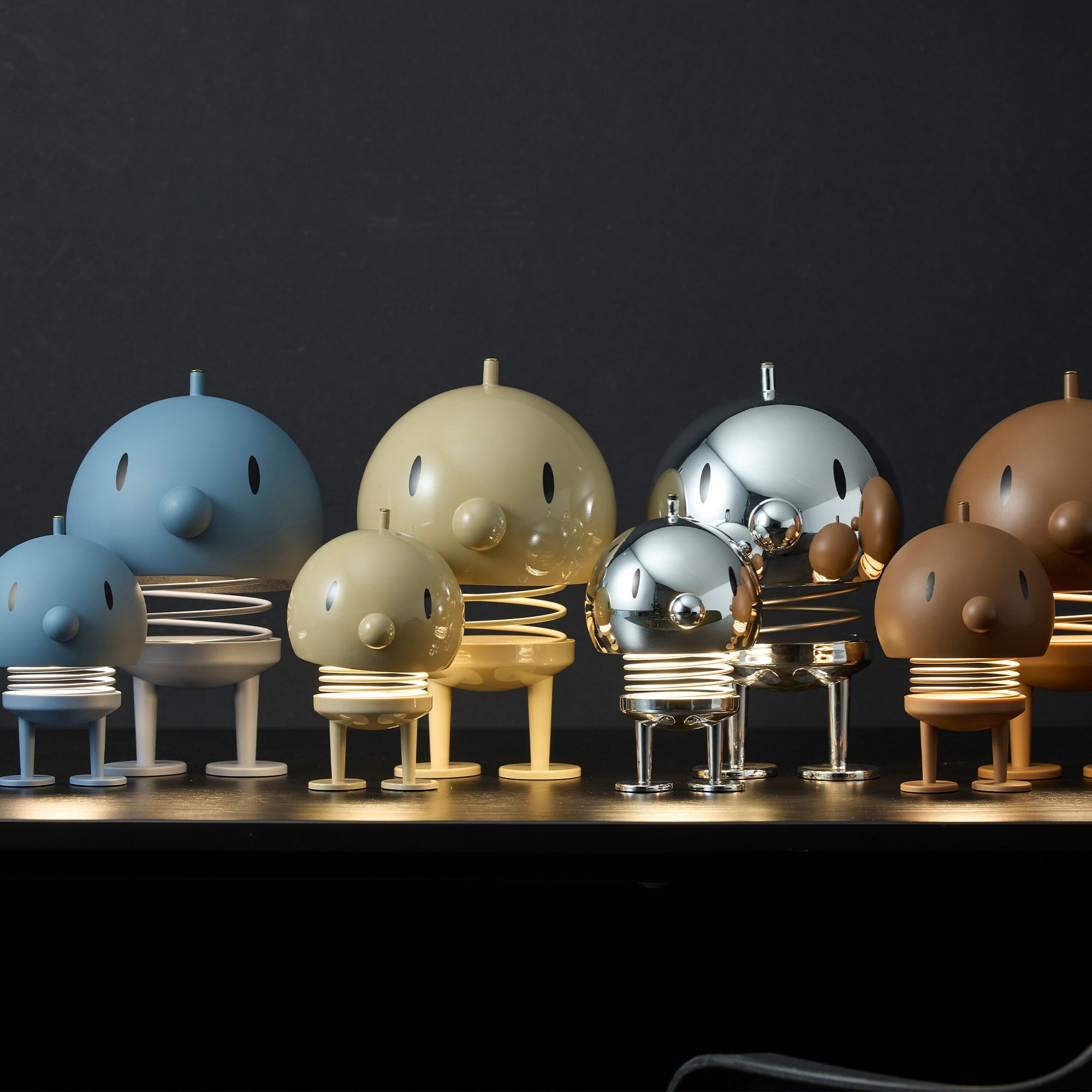 Hoptimist - LED Lampe Chrome - XL