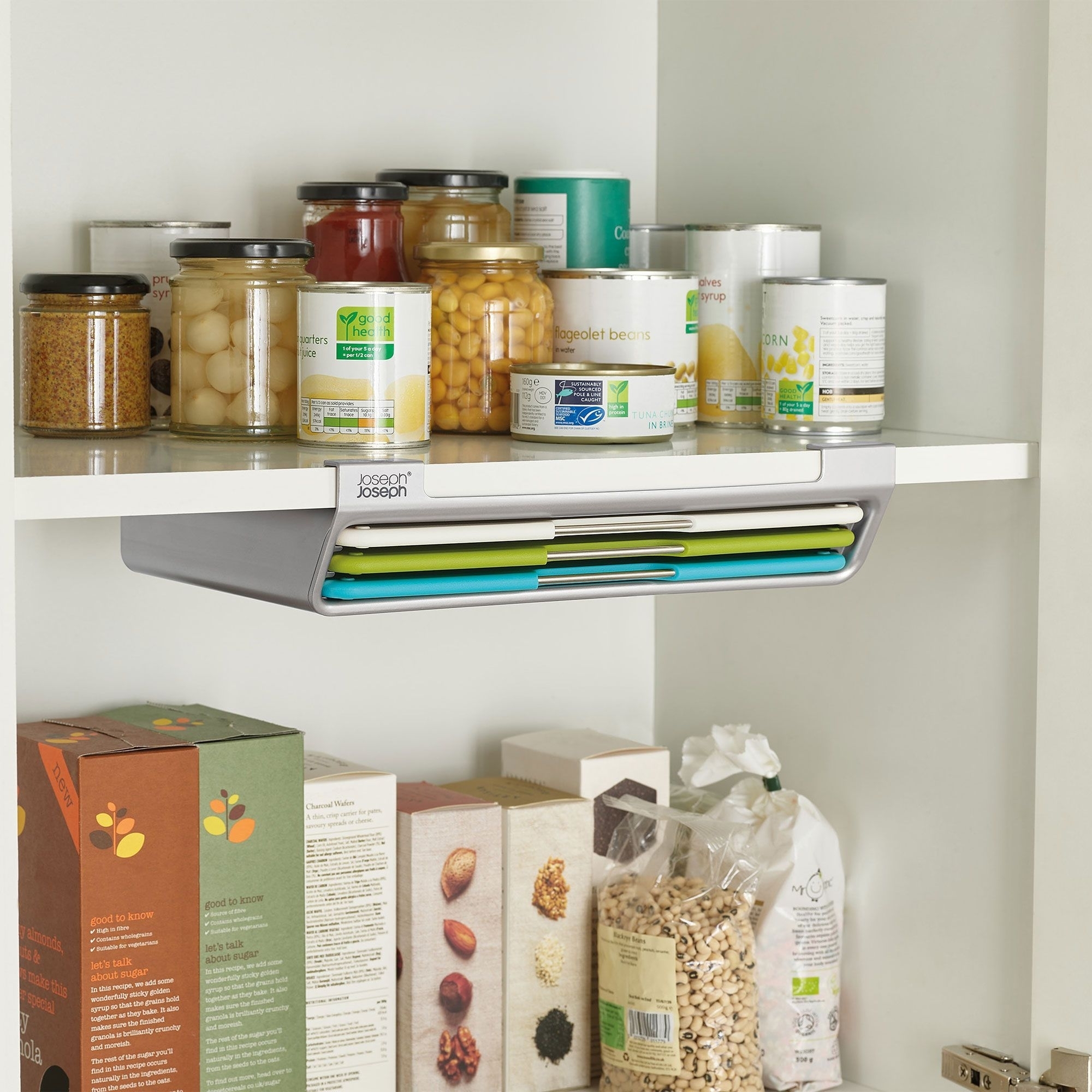 Joseph Joseph - Folio™ bottom shelf cutting board - set of 3 - small Joseph Joseph - Folio™ bottom shelf cutting board - set of 3 - small