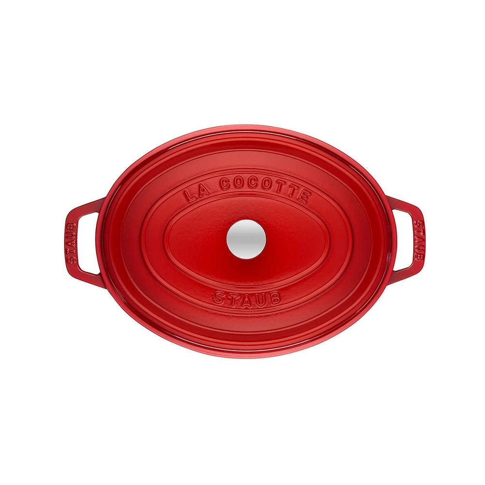 STAUB - Cocotte | oval | 29 cm | kirschrot