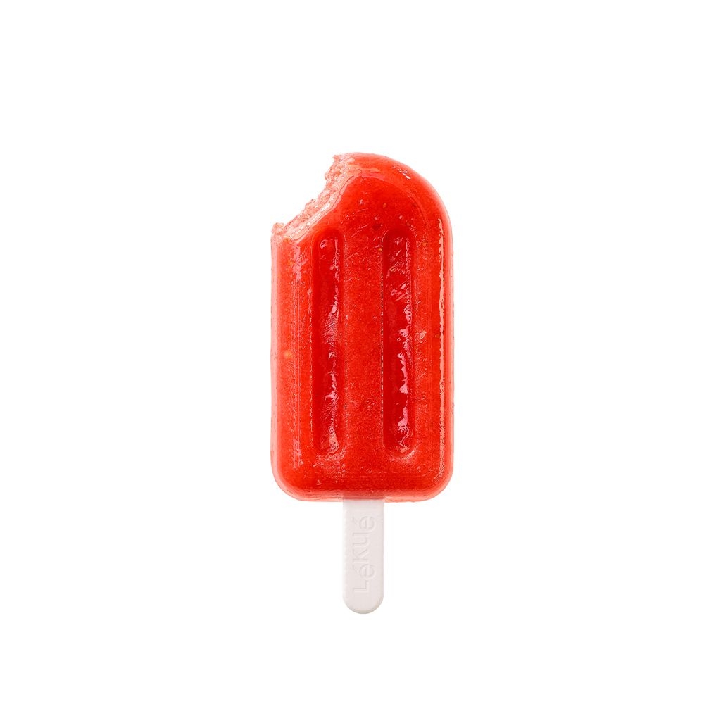 Lékué - Ice cream molds XL stackable, rot
