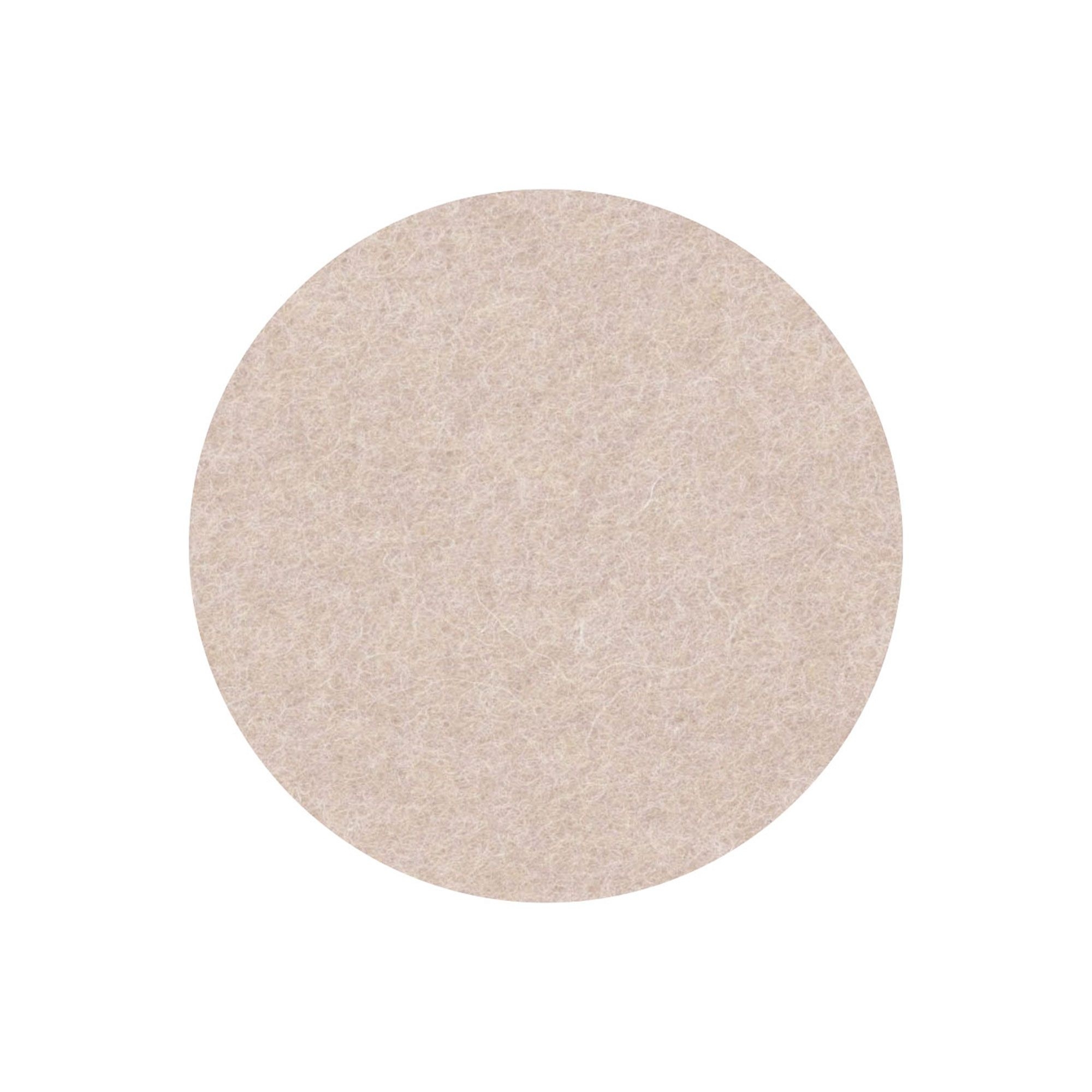 Round beige felt glide for furniture