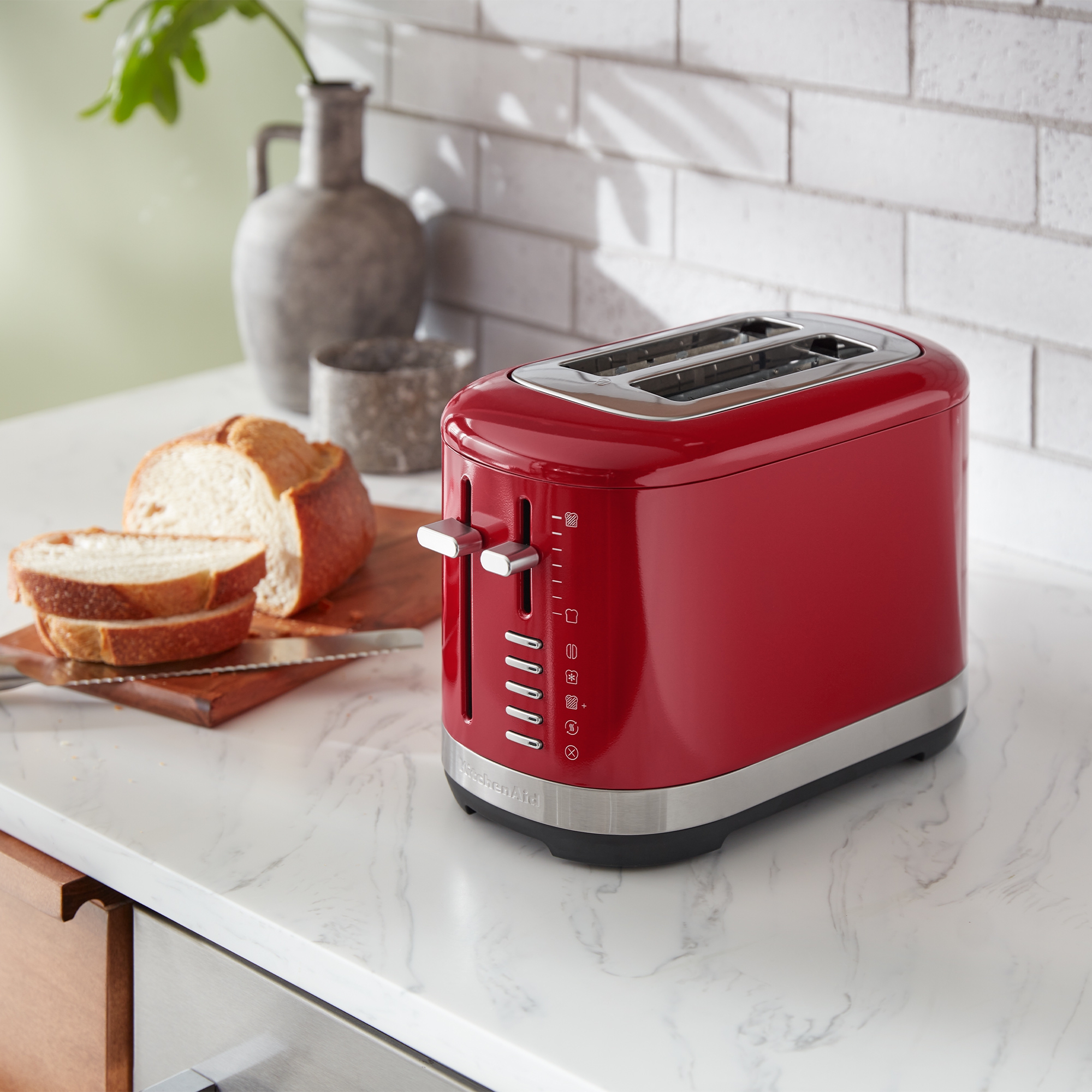 KitchenAid - Toaster mit manueller Bedienung für 2 Scheiben - Empire Red