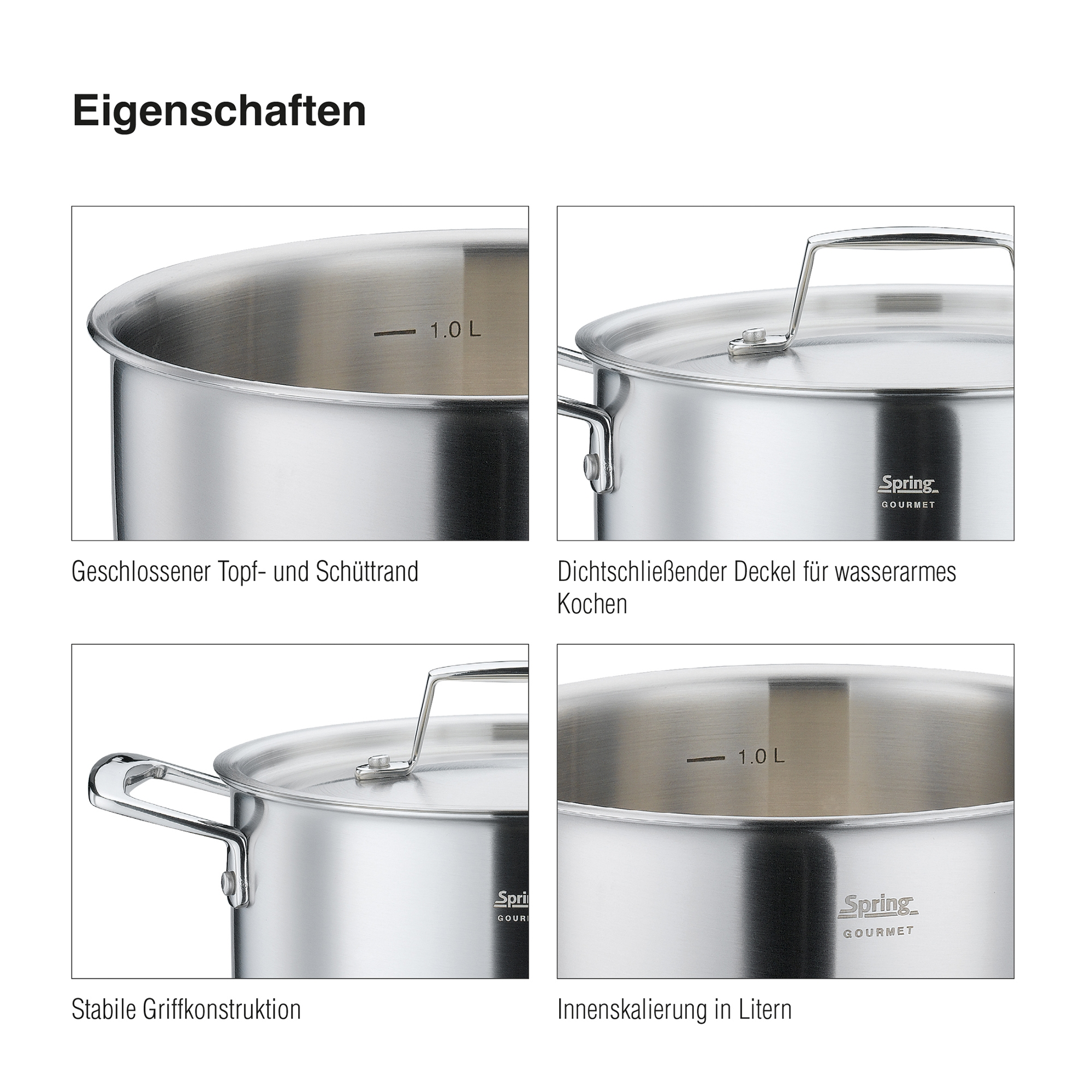 Spring - Topf-Set GOURMET - 4-teilig