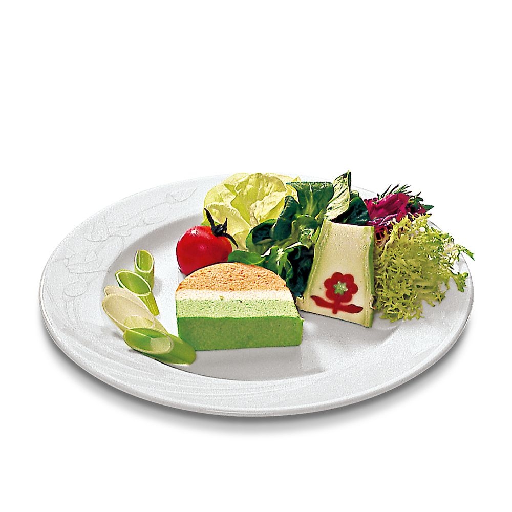 Städter - Pastry and terrine mould Half-round - 23 x 7,5 x 7,5 cm - with lid - 1.000 ml