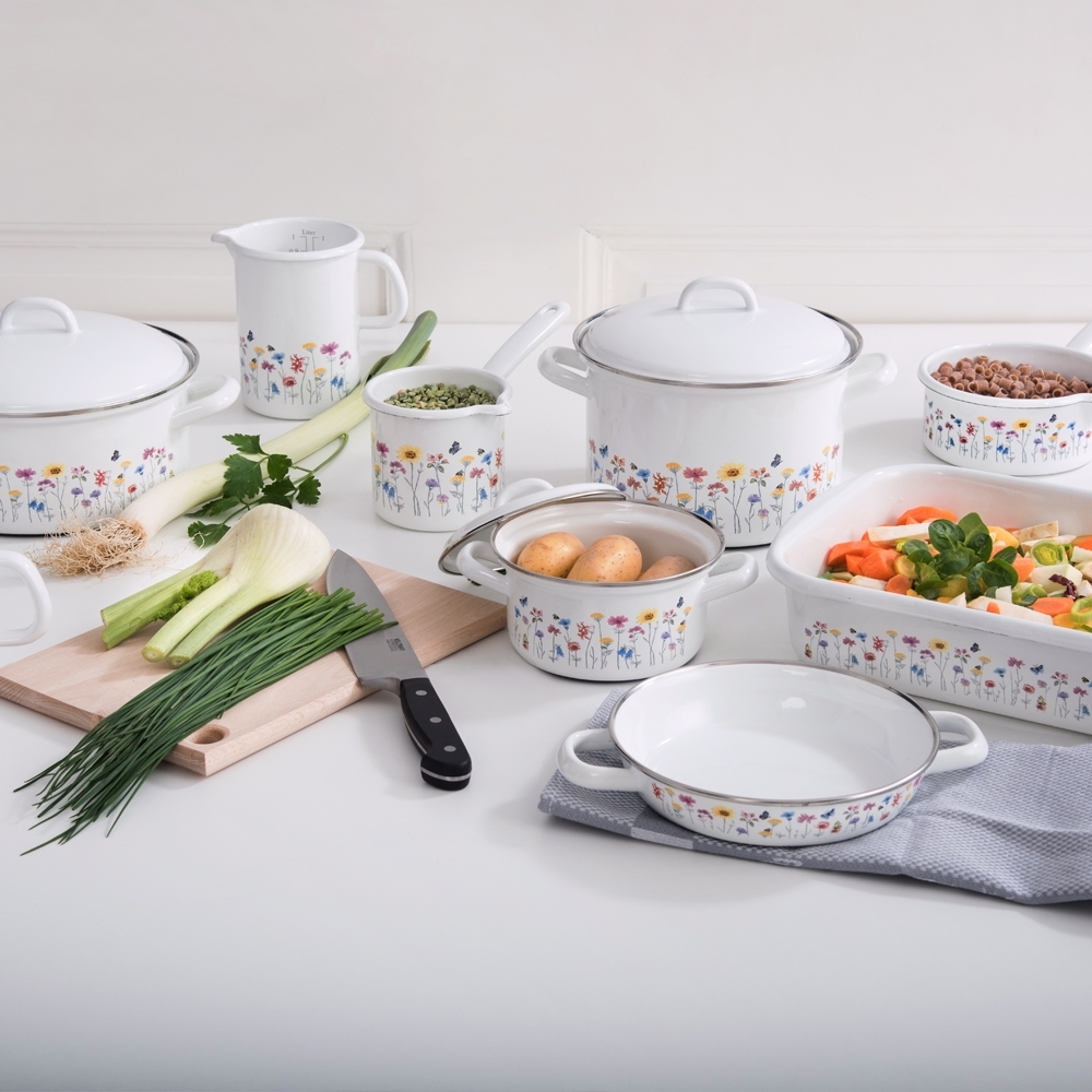 Riess special decor - FLORA -  casserole with lid Riess special decor - FLORA -  casserole with lid