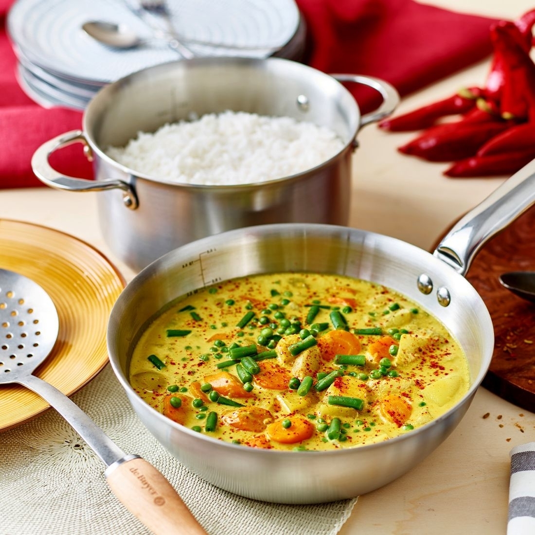 de Buyer - Edelstahl - Konische Sauteuse - ALCHIMY de Buyer - Edelstahl - Konische Sauteuse - ALCHIMY