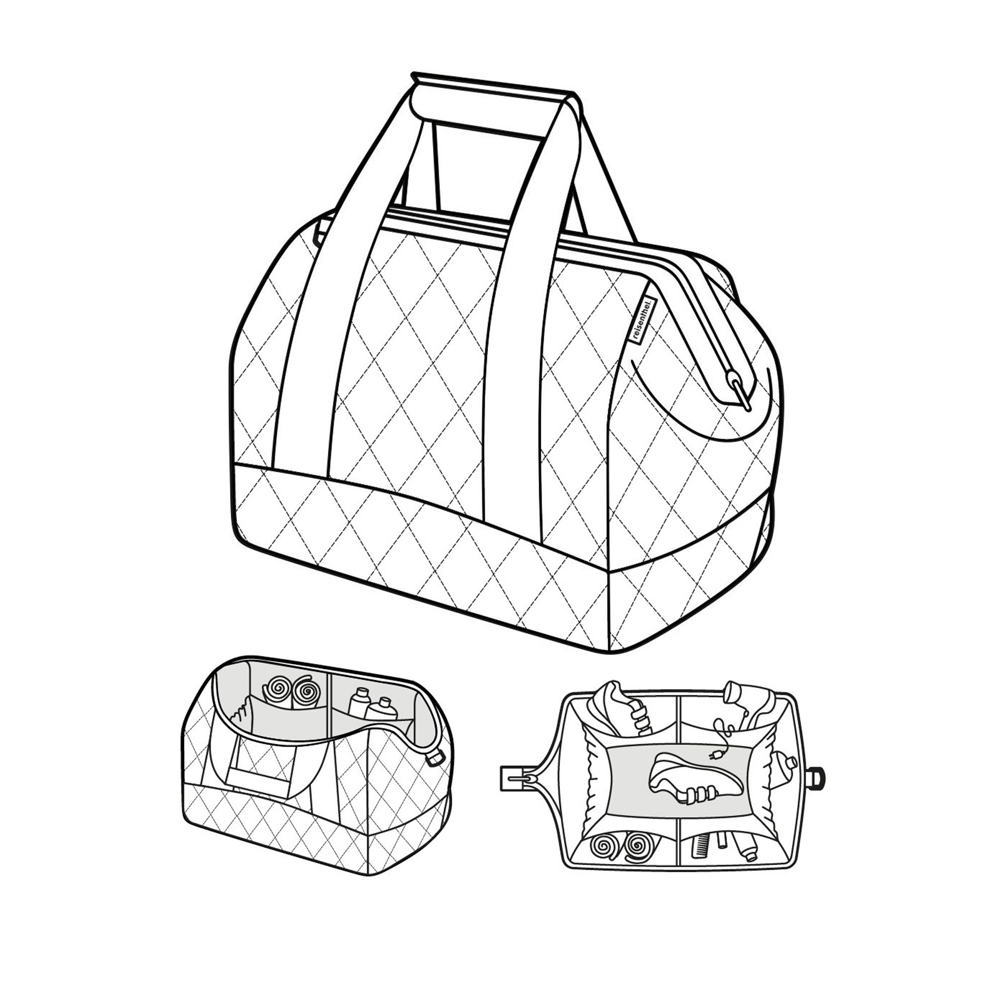 reisenthel - allrounder L - rhombus black reisenthel - allrounder L - rhombus black