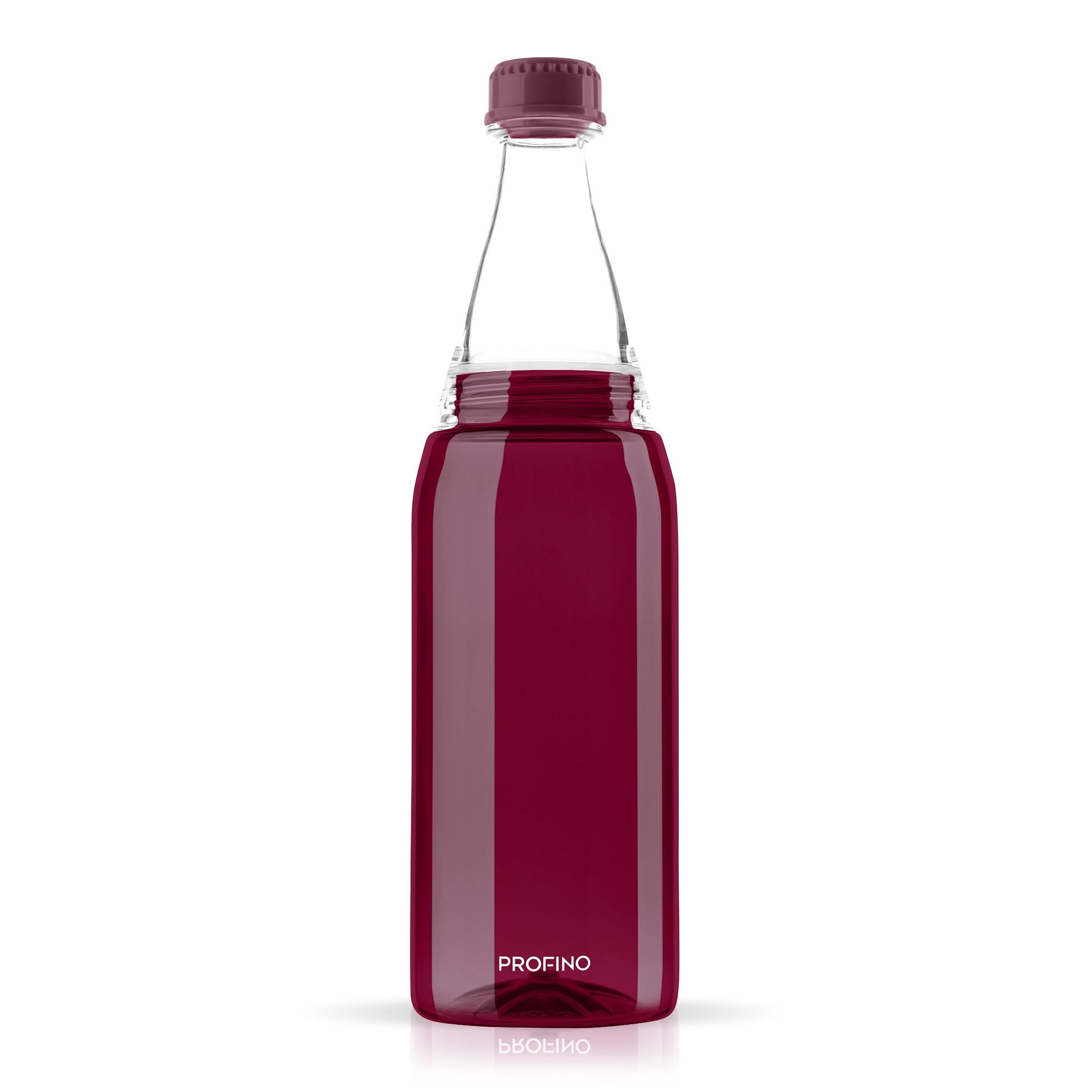 Profino -  Water Bottle  Sparkle - burgundy