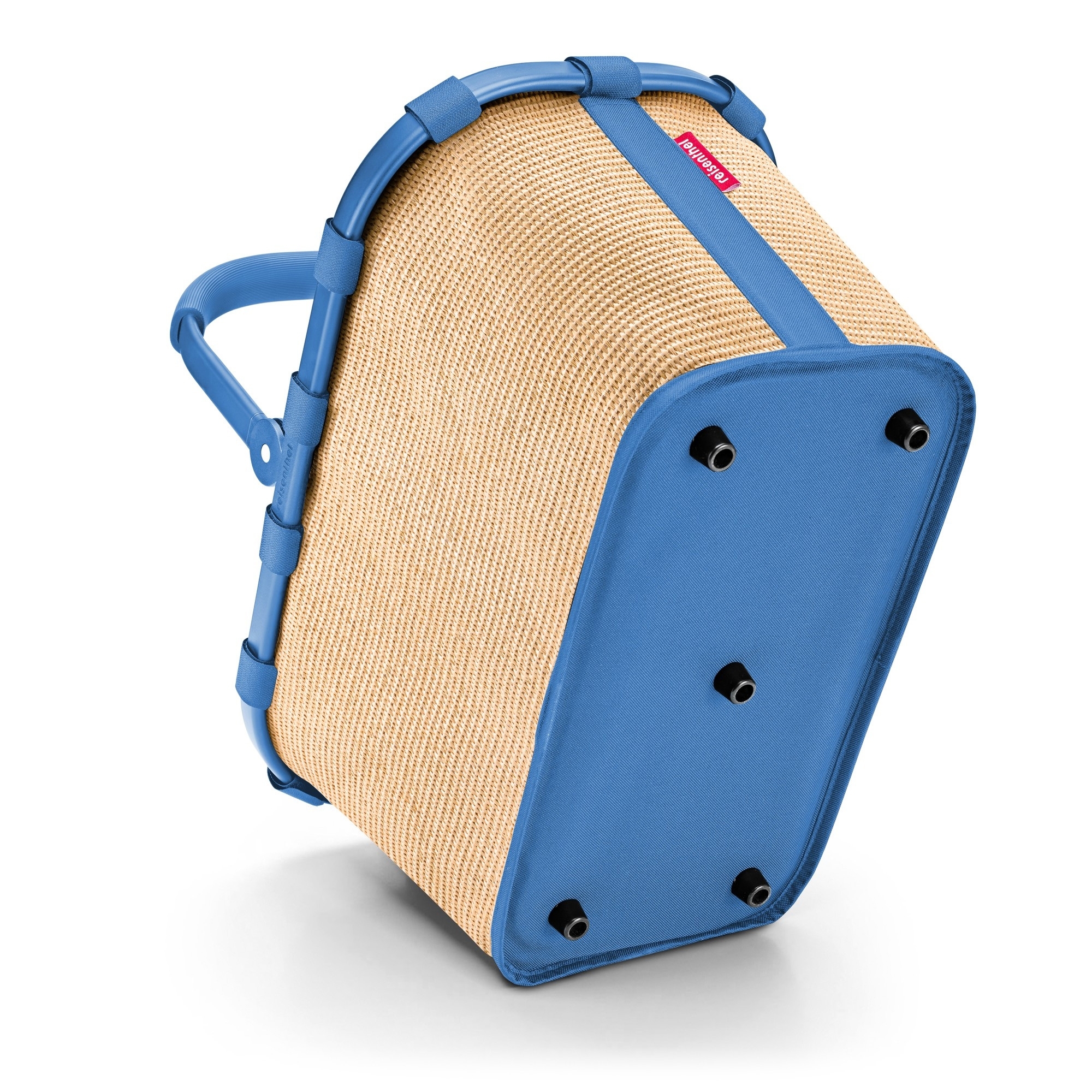 reisenthel - carrybag - frame raffia blue reisenthel - carrybag - frame raffia blue