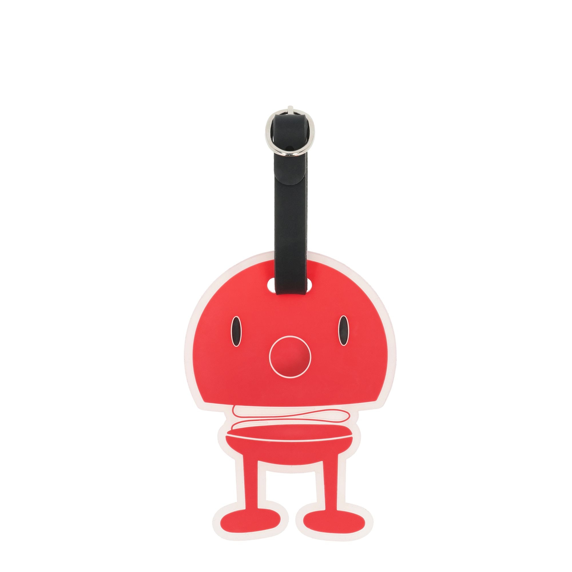 Hoptimist – Hoptimist bag tag - red