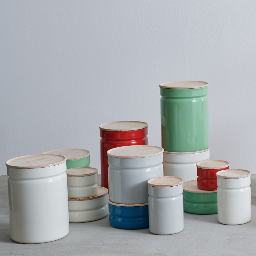 Riess TRUEHOMEWARE - Kitchenmanagement - Enamel storage boxes - 1390 ml