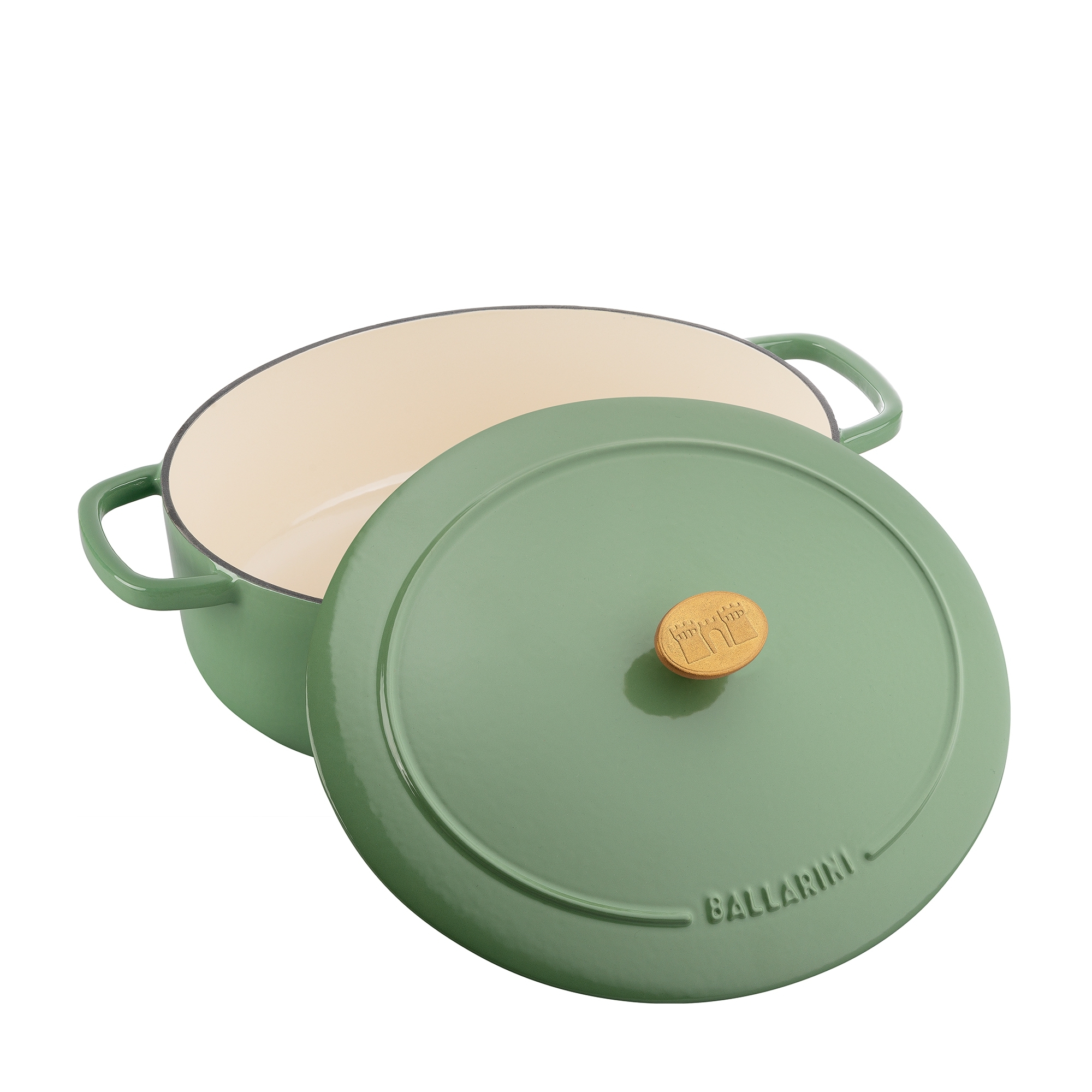 BALLARINI - Cocotte | Bellamonte | oval | 29 cm | Green BALLARINI - Cocotte | Bellamonte | oval | 29 cm | Green
