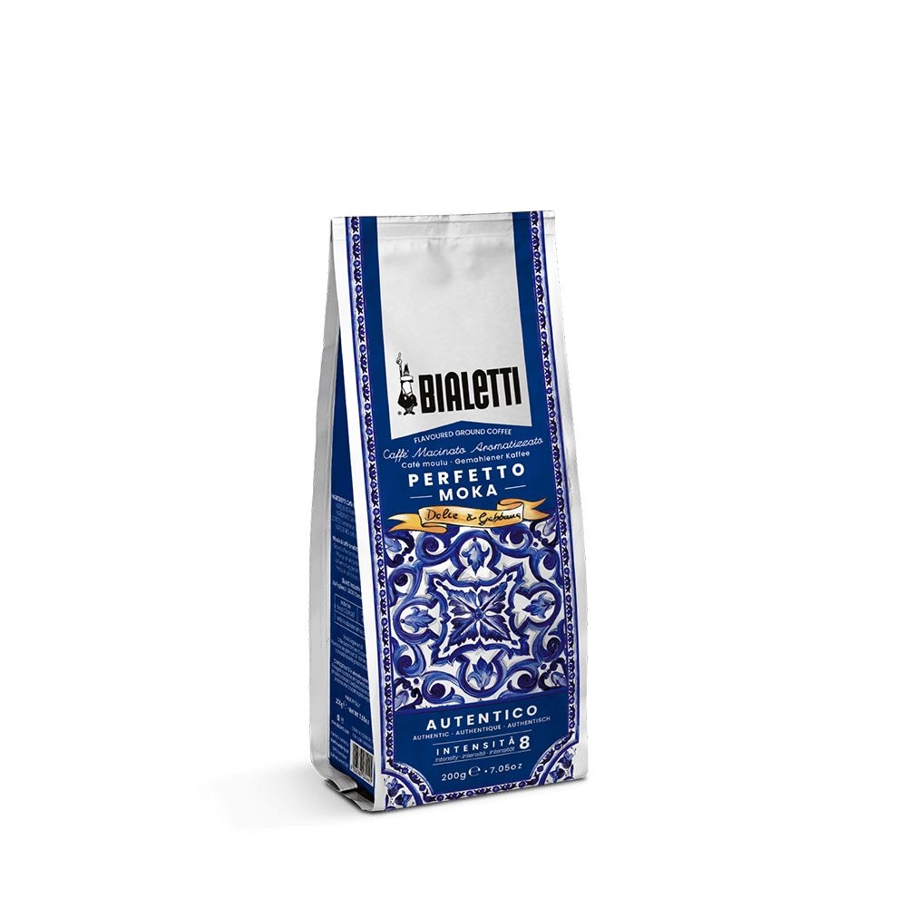 Bialetti - Moka Autentico Kaffee,gemahlen - Dolce & Gabbana Blu Mediterraneo